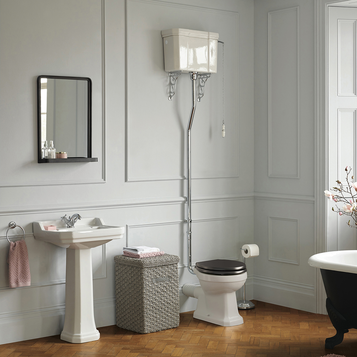 Ideal Standard Waverly High Level Toilet (Excluding Seat)