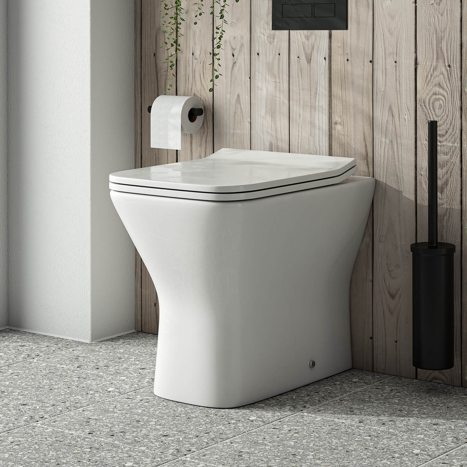 Harbour Alchemist Back to Wall Toilet & Wafer Thin Soft Close Seat