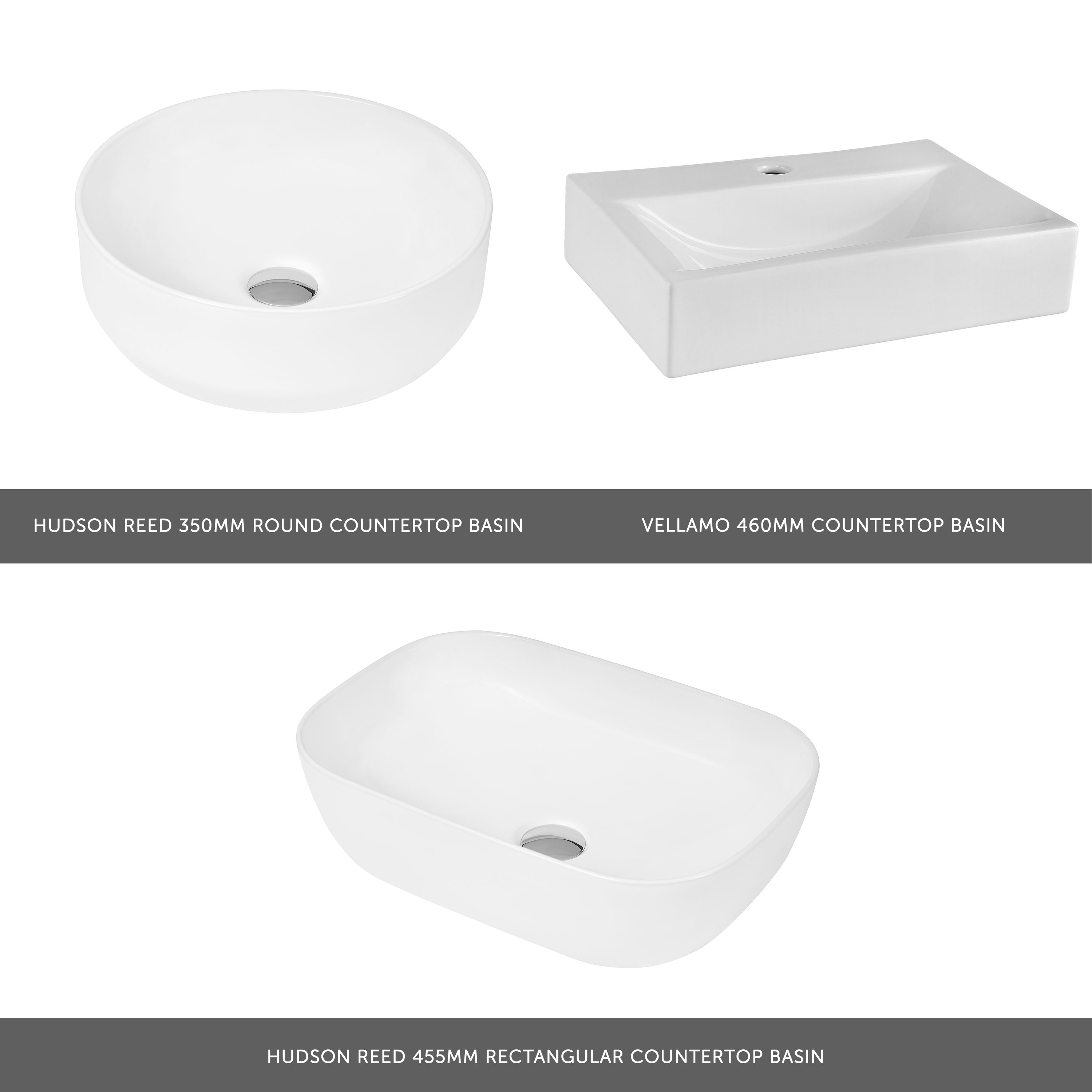 Erin 600mm Floorstanding 2 Door Vanity Unit & Countertop