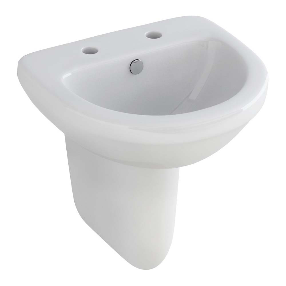 Imex Ivo 500mm Semi Pedestal Basin