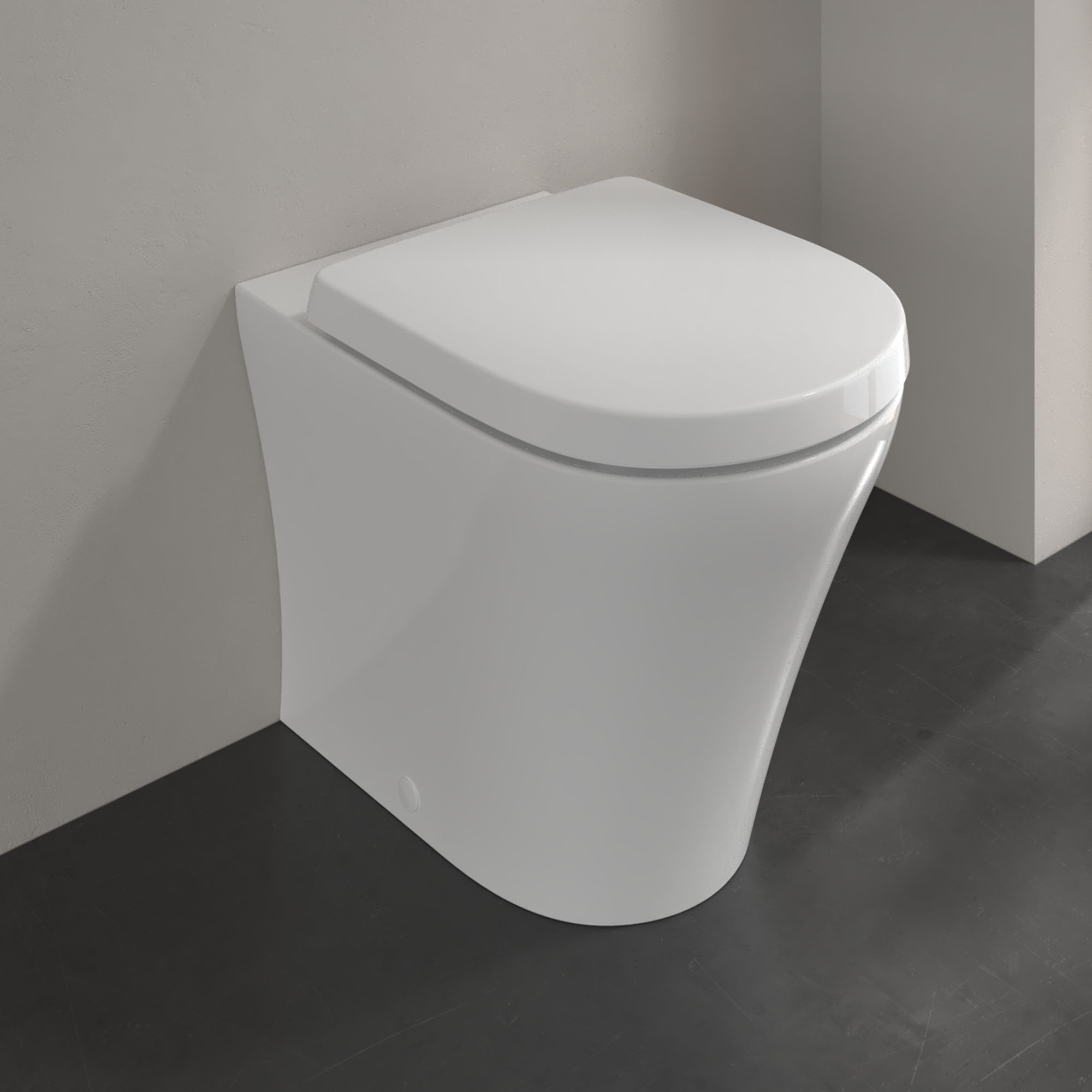 Villeroy & Boch O.novo Rimless Back to Wall Toilet & Soft Close Seat
