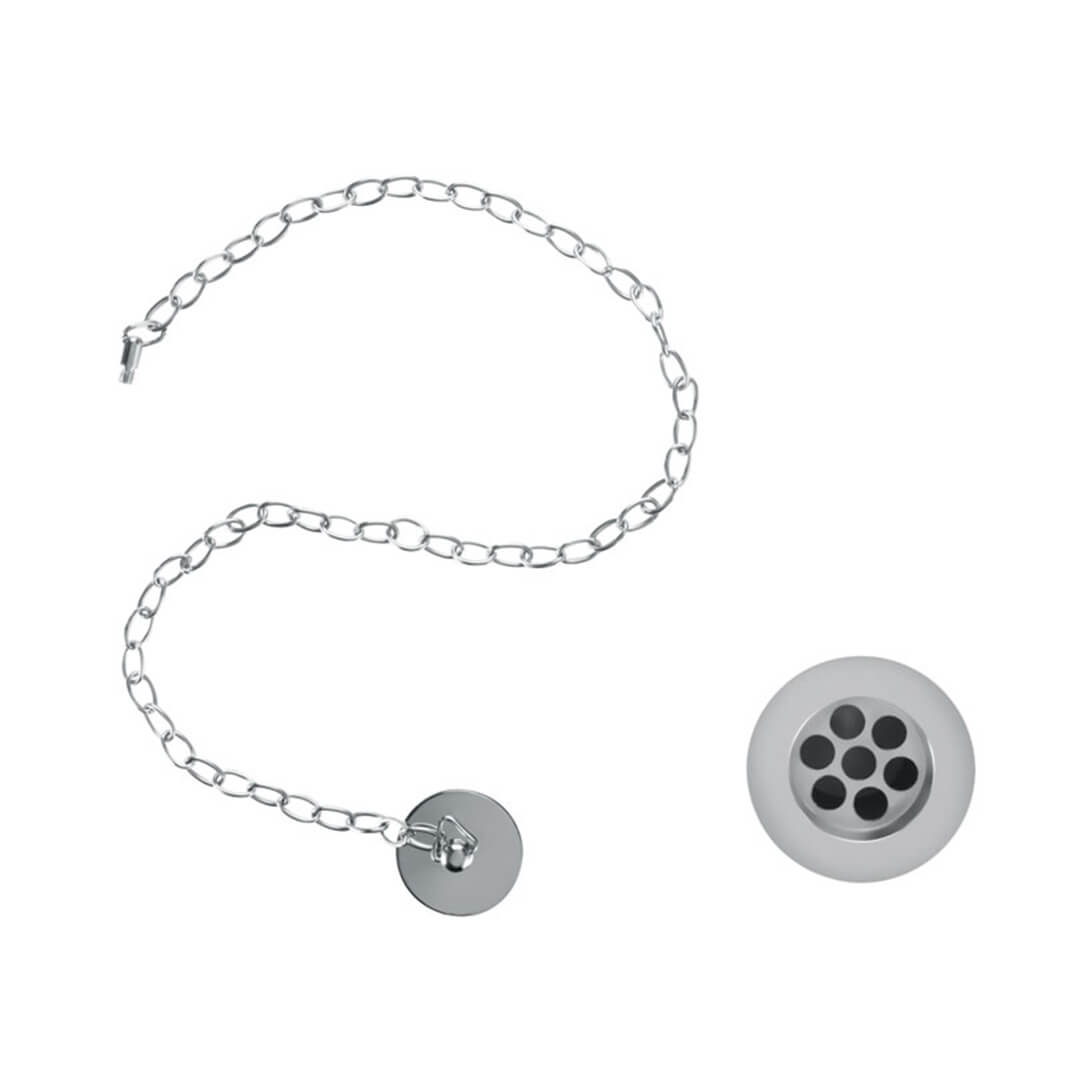 Burlington Slotted Basin Plug and Chain Waste