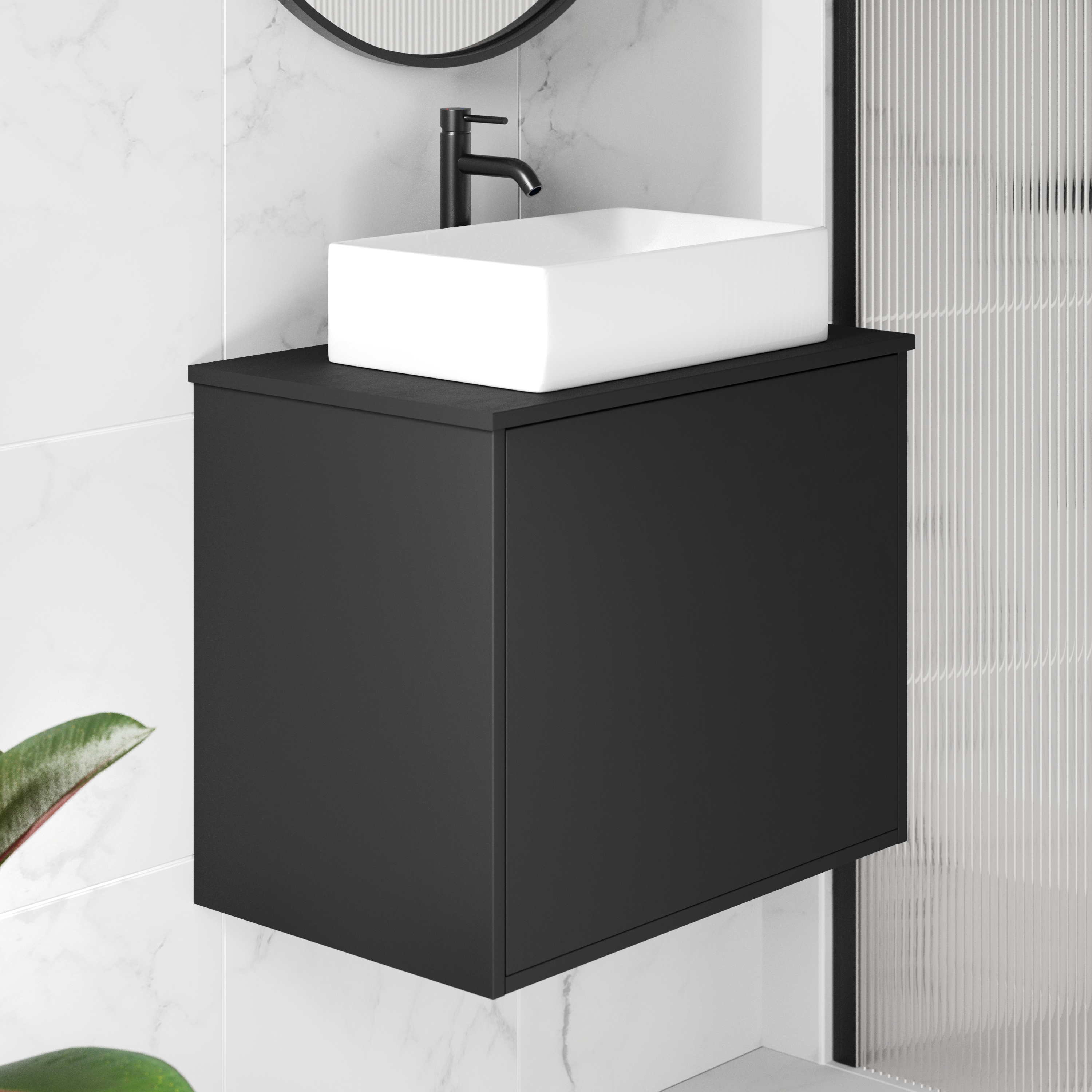 Billy 600mm Wall Hung Vanity Unit & Countertop