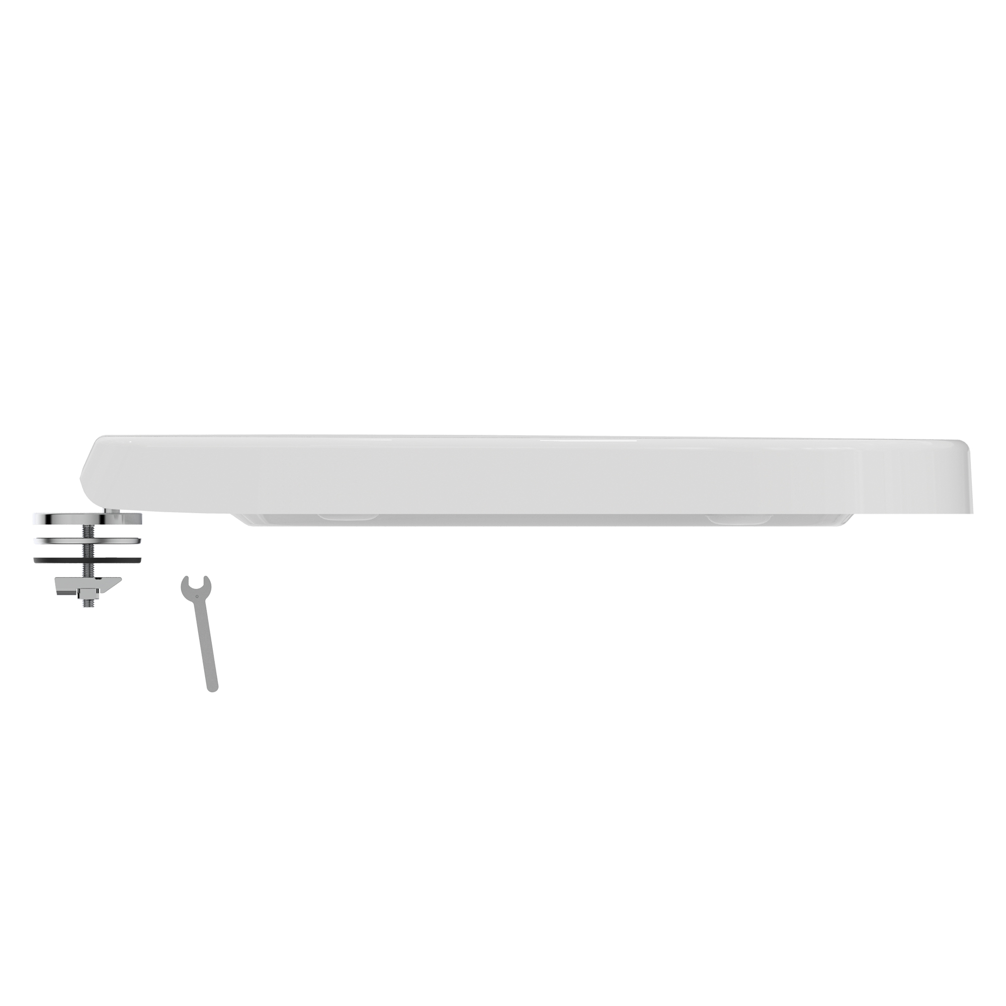 Ideal Standard i.life A & S Compact Wrap Over White Toilet Seat - Square