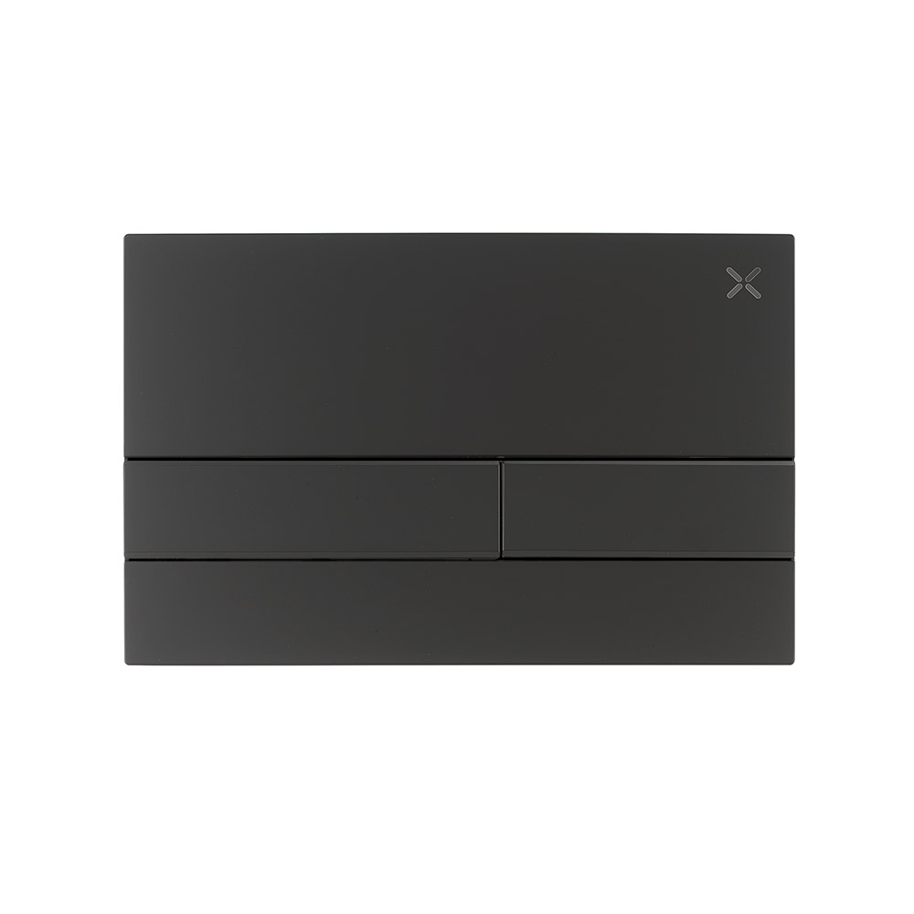 Crosswater Arena Flush Plate - Matt Black