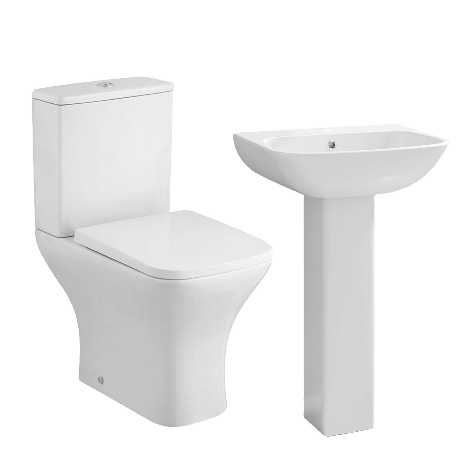 Emily Modern Bathroom Suite with Rimless Toilet