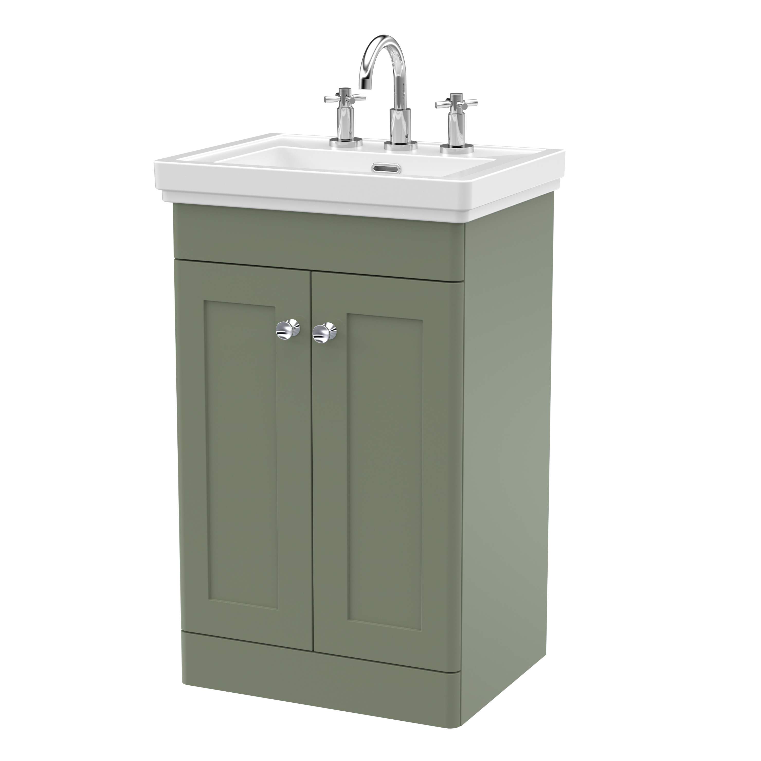 Butler & Rose Ophelia 500mm Floorstanding 2 Door Vanity Unit & Basin