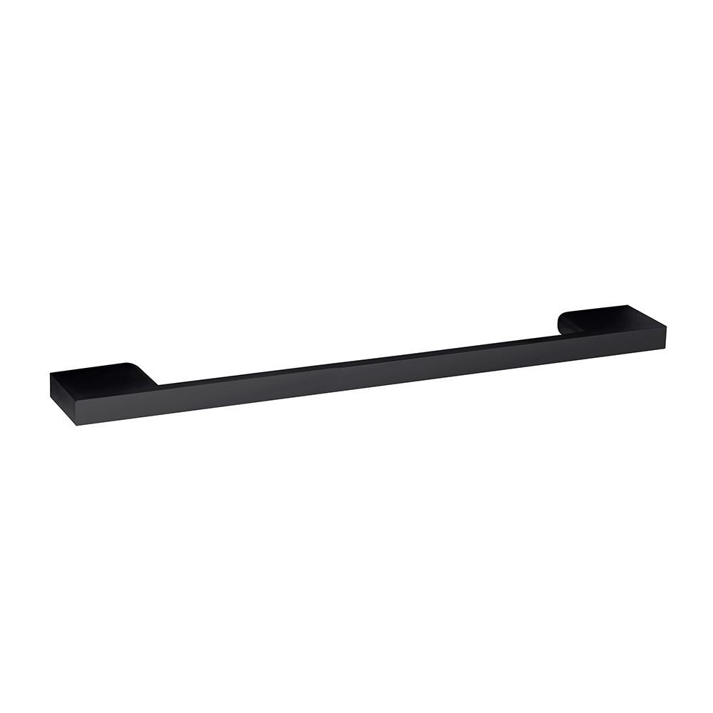 Emily Gloss White Wall Mounted 1 Drawer Vanity Unit and Countertop with Matt Black Handle