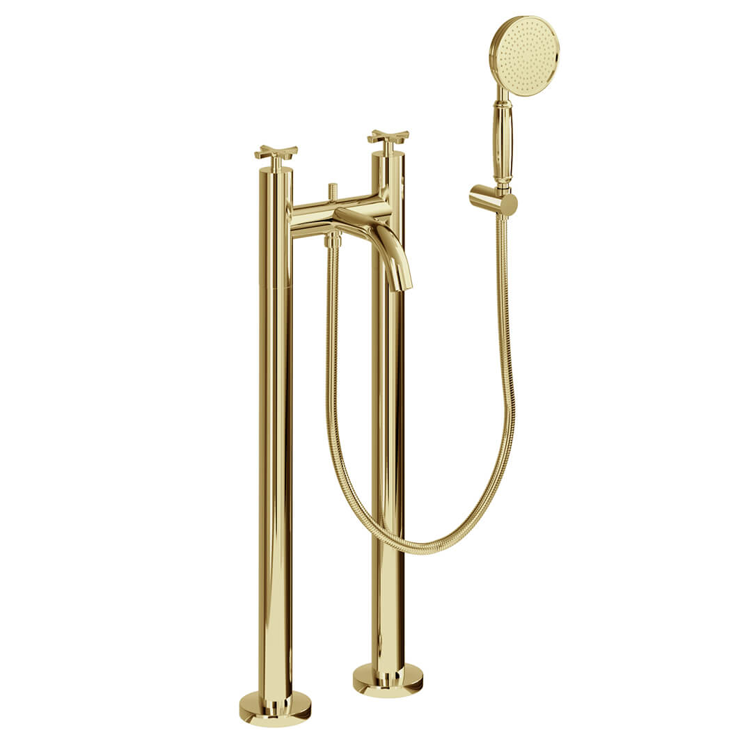 Burlington Riviera Freestanding Bath Shower Mixer & Kit