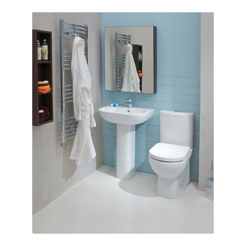 RAK Tonique 450mm 1 Tap Hole Basin & Pedestal