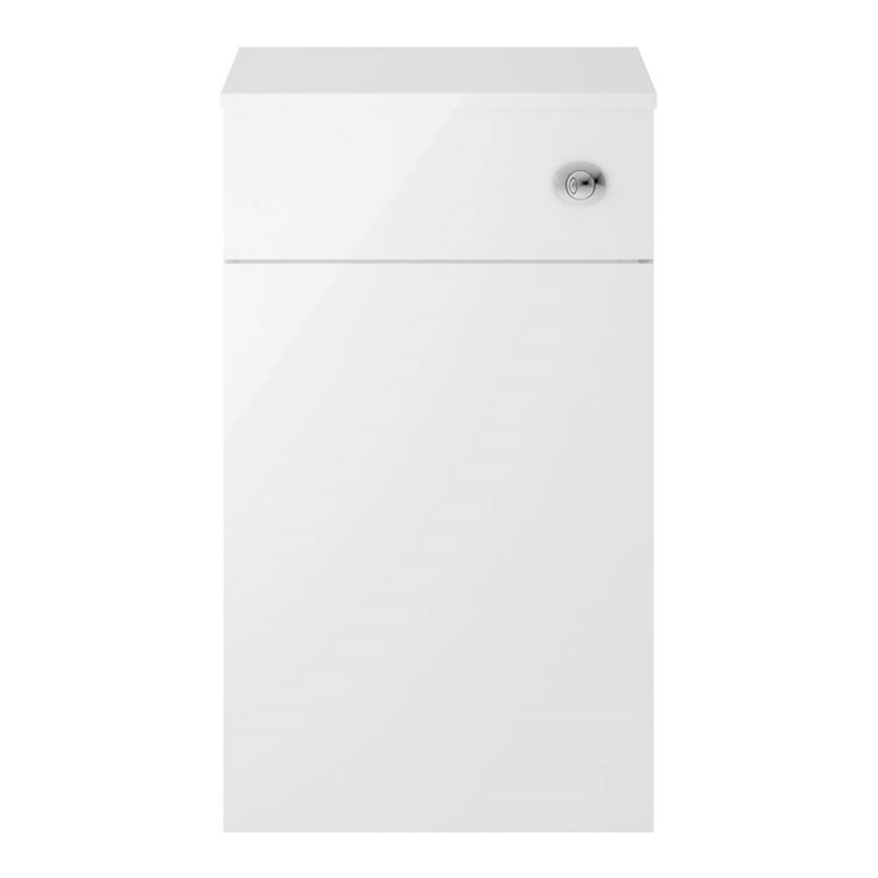 Emily 1000mm Combination Bathroom Toilet & Sink Unit - White Gloss
