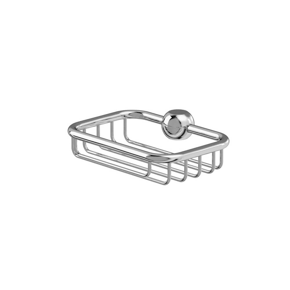 Arcade Chrome Soap Basket for Vertical Riser