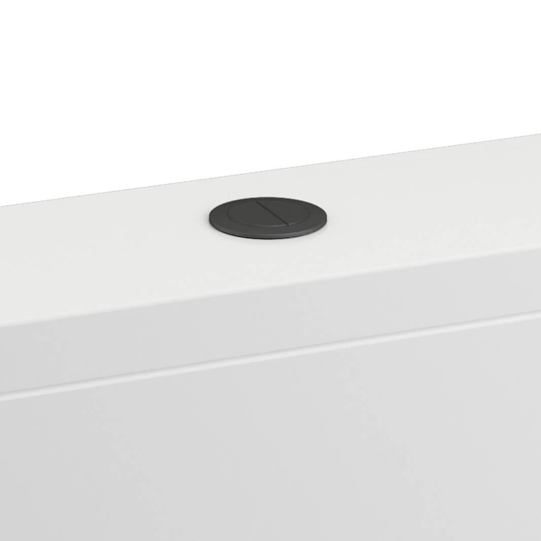 Britton Bathrooms Cistern Flush Button - Matt Black
