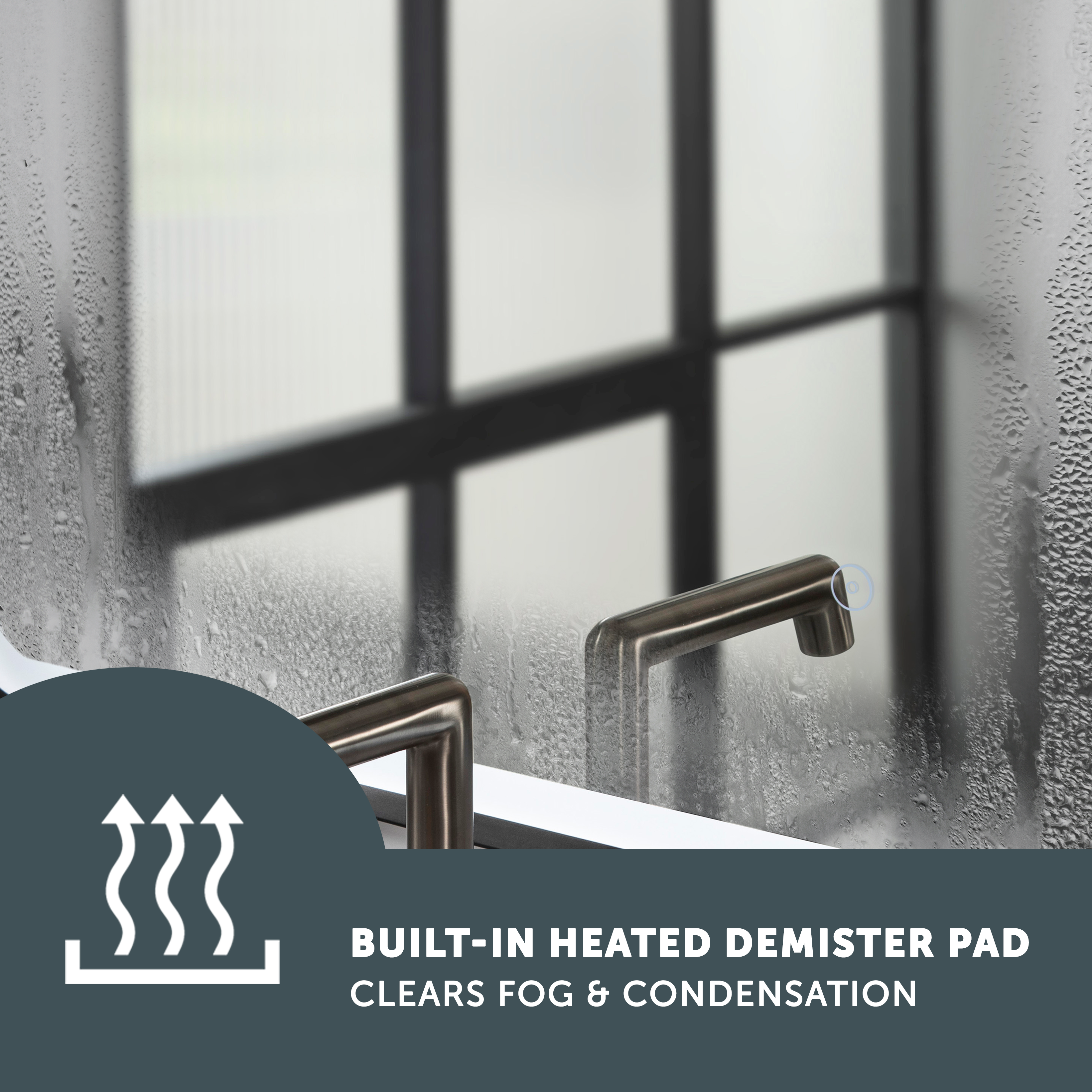 Harbour Clarity LED Mirror with Demister Pad - 600 x 1200mm