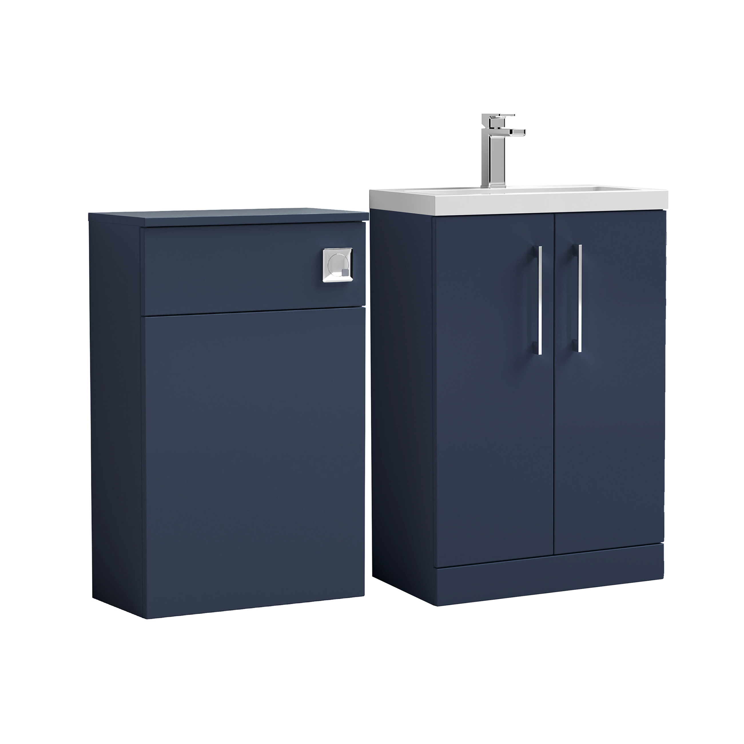 Erin 1000mm 2 Door Combination Basin & Toilet Unit