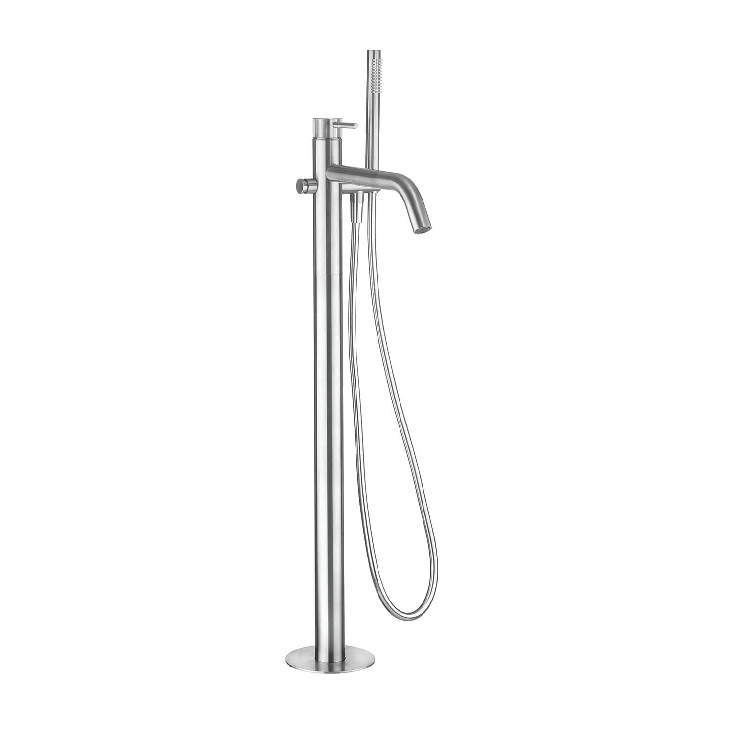 Crosswater 3ONE6 Stainless Steel Floorstanding Bath Shower Mixer Tap
