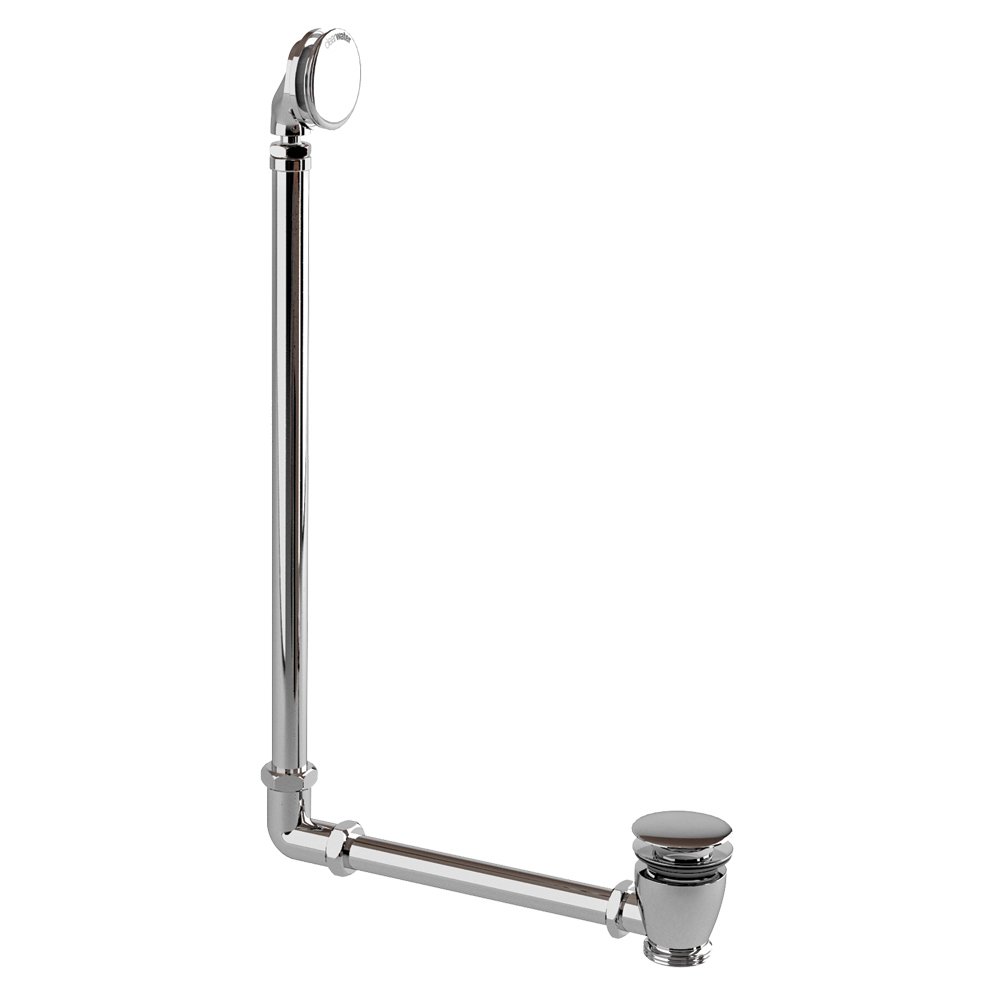 Britton Bathrooms Exposed Bath Overflow with Click-Clack Waste