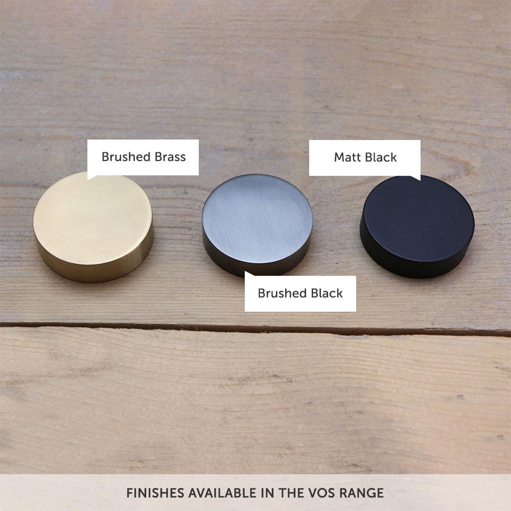 VOS Soap Dish with Glass - Brushed Black