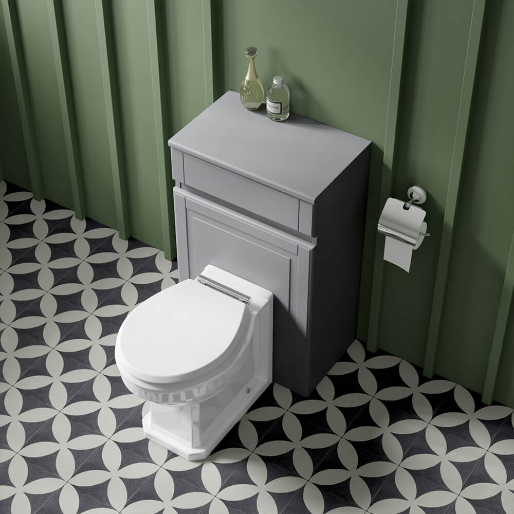 Butler & Rose Catherine Traditional Back to Wall Toilet (Excluding Seat)