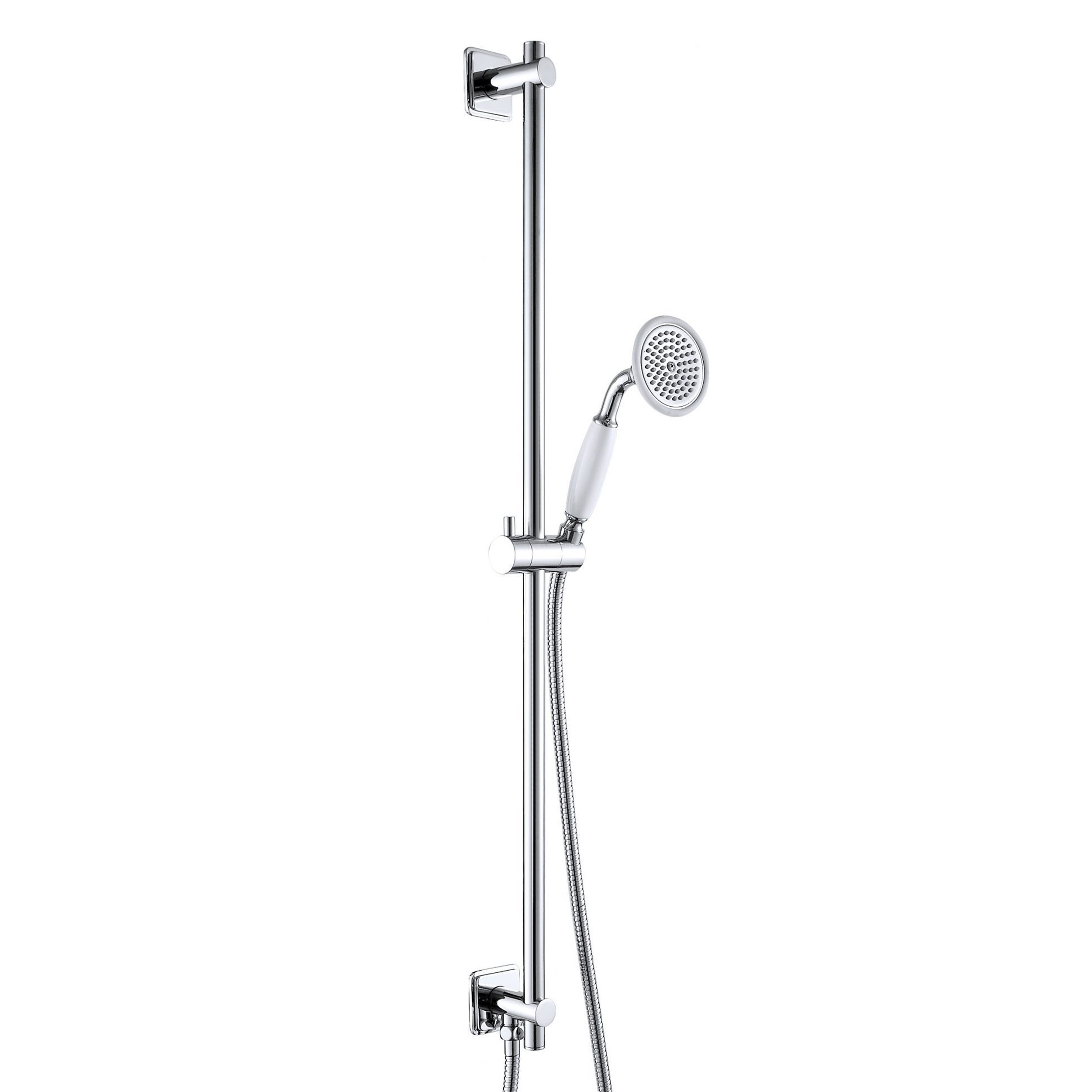 Butler & Rose Caledonia Slide Rail Kit, Single Function Handset & Hose