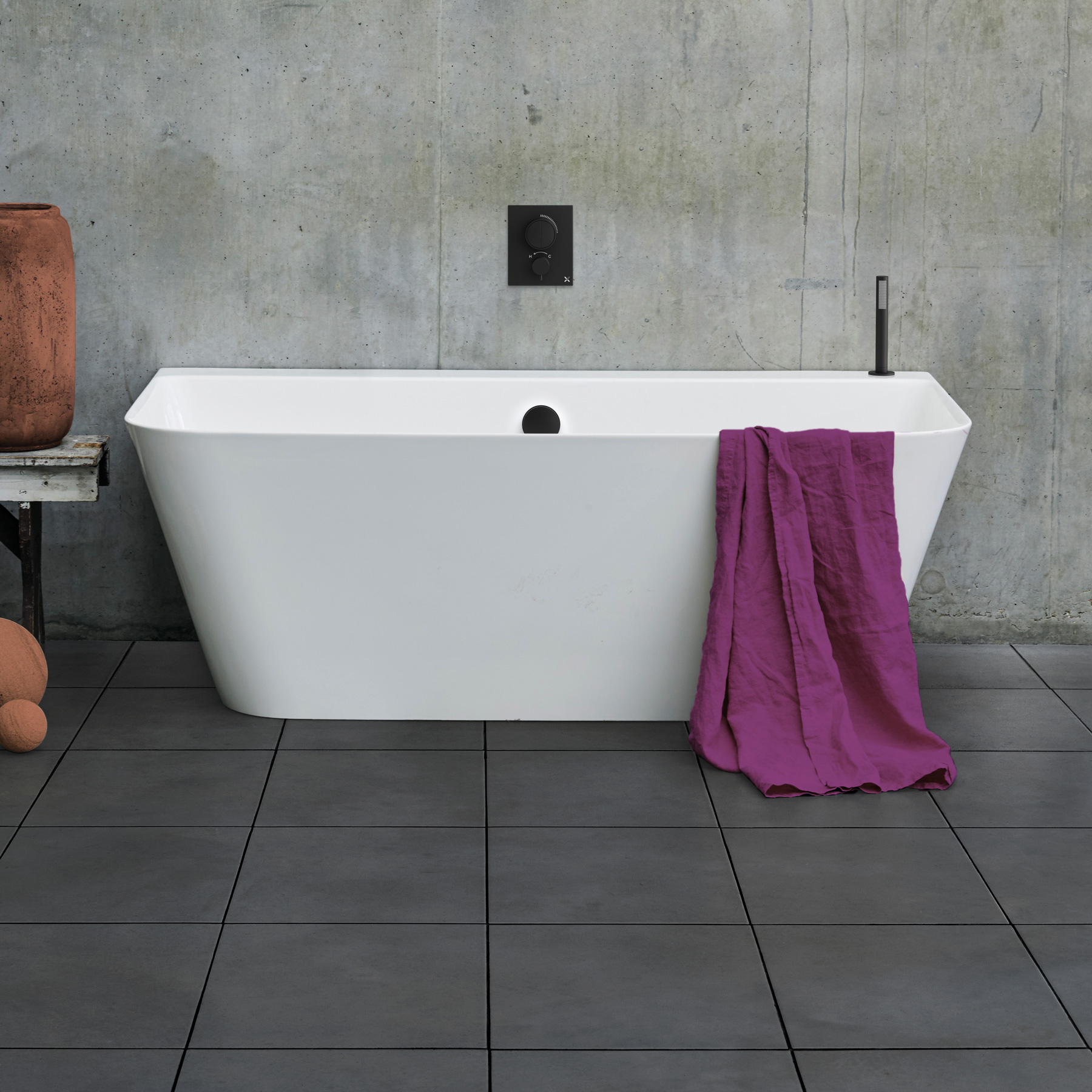 Crosswater Artist Back to Wall Bath