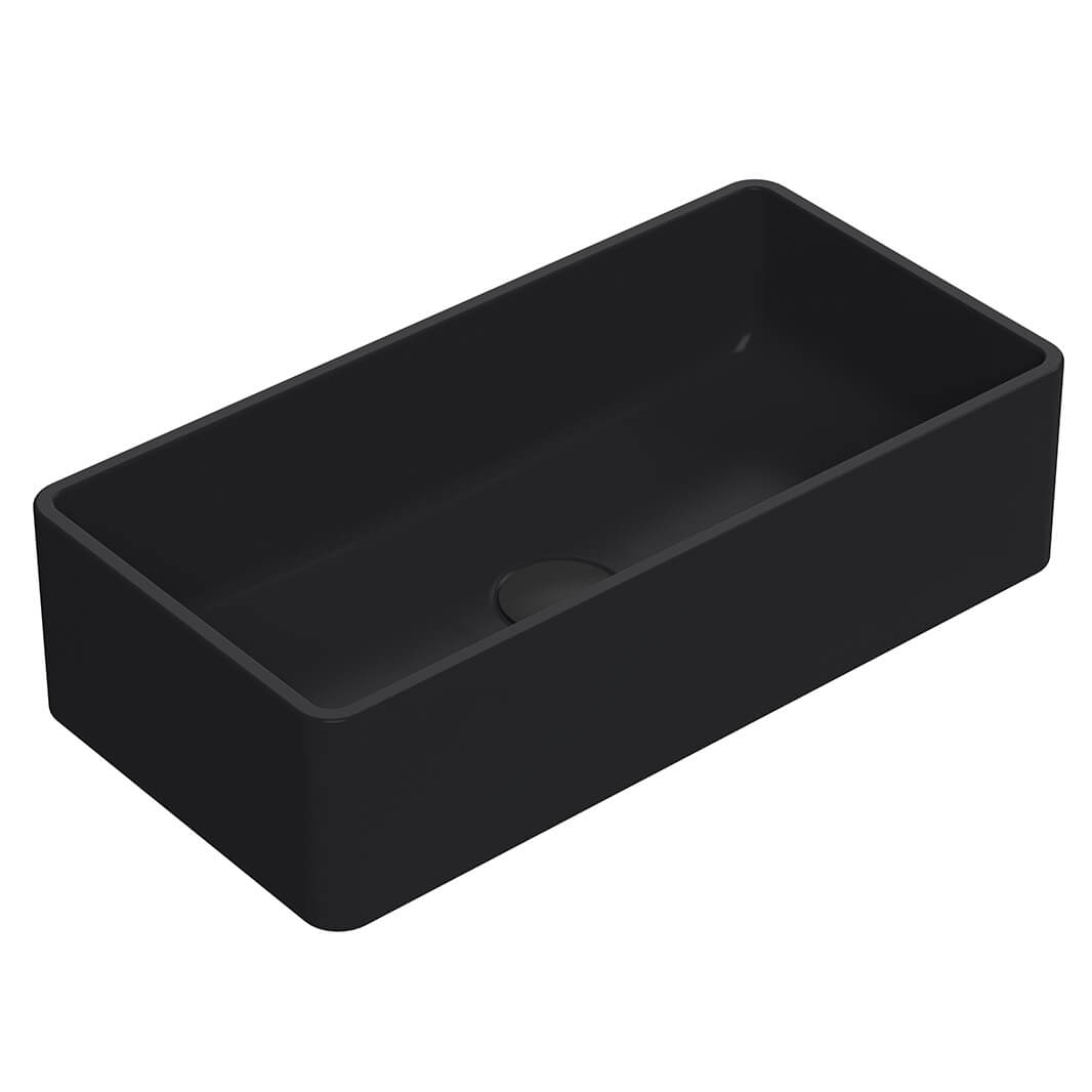 Harbour Rectangular Matt Finish Countertop Basin - 465 x 235mm