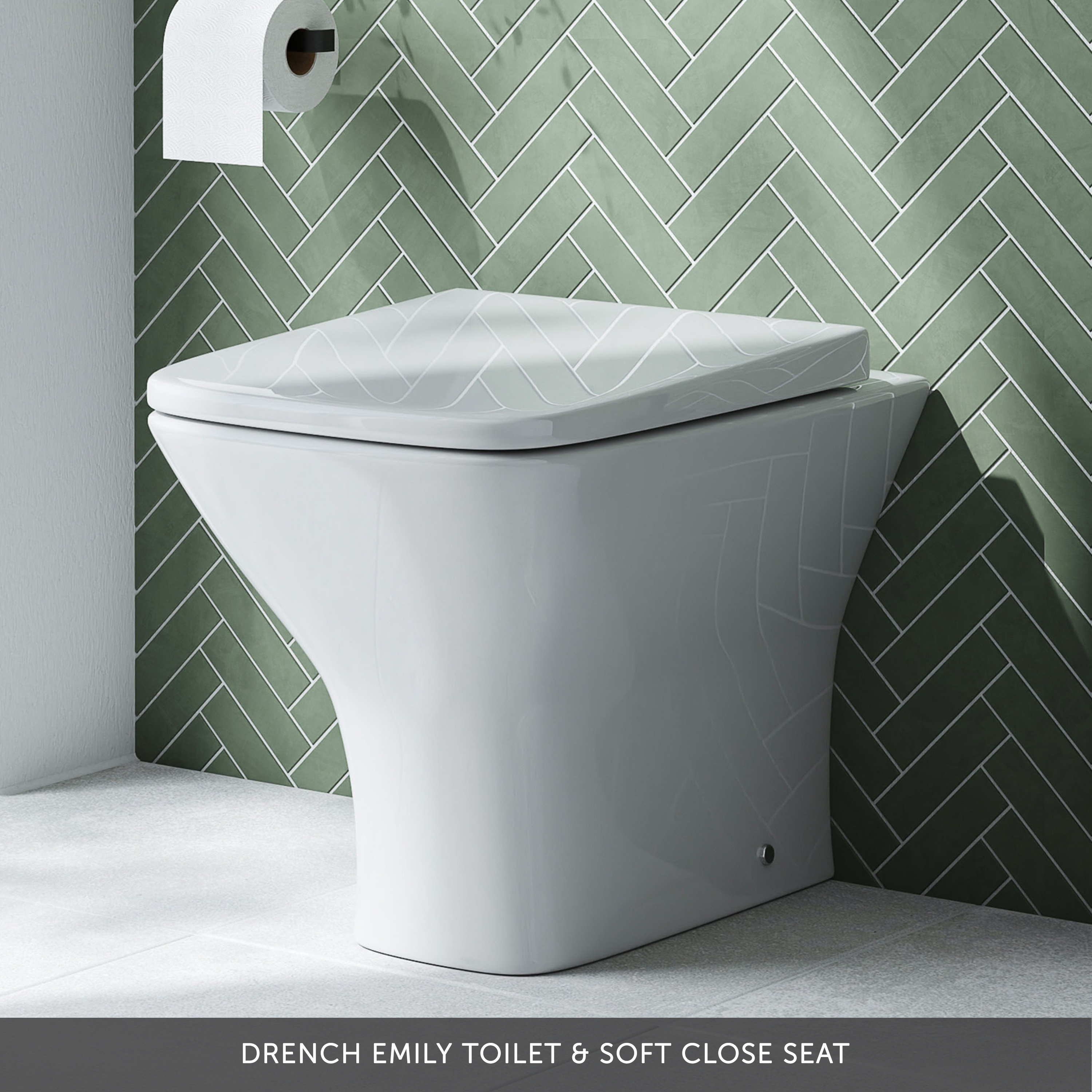 Vellamo Aspire 1100mm 2 Door Combination Basin & Toilet Unit - Gloss White