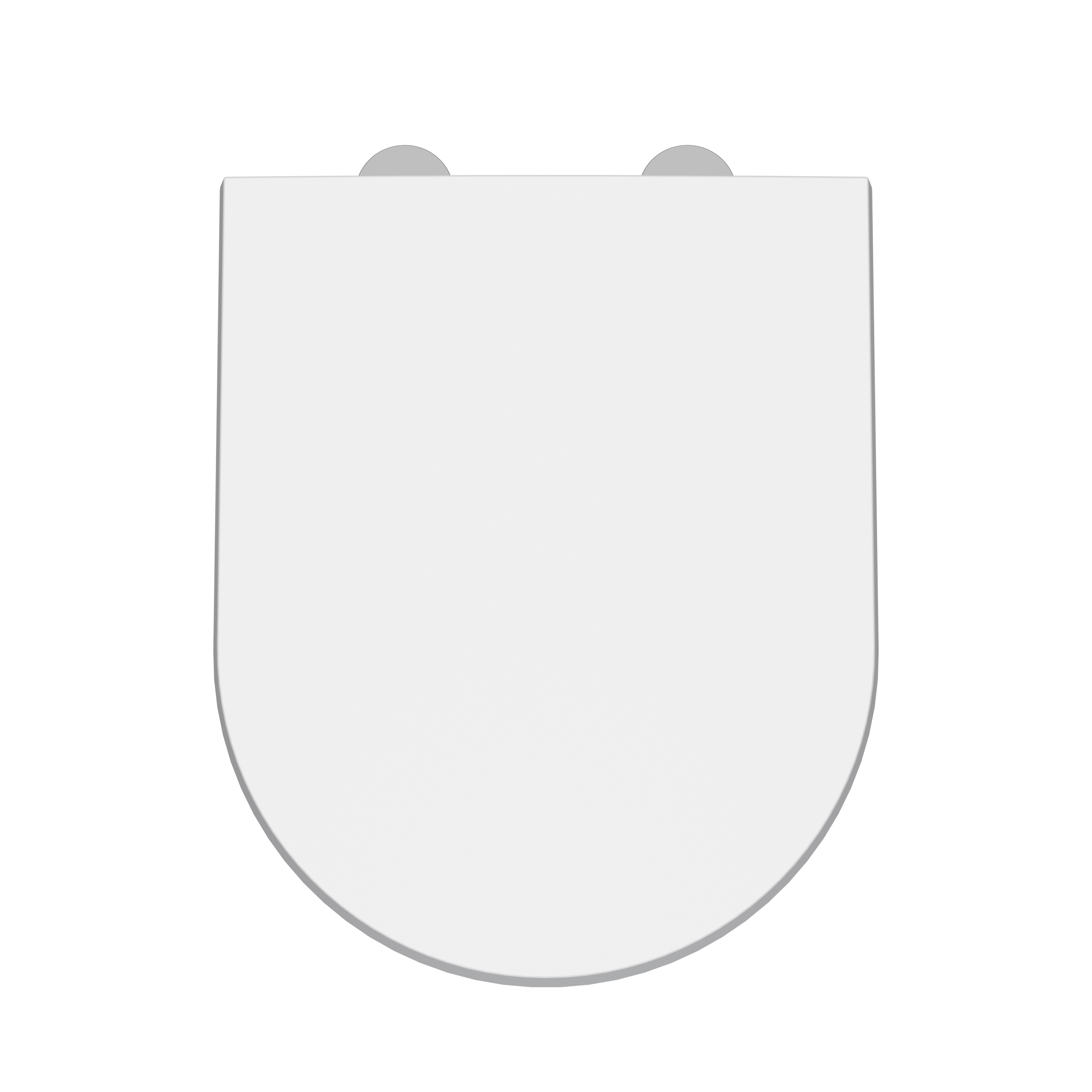 Vellamo D-Shaped Quick Release Soft Close Toilet Seat