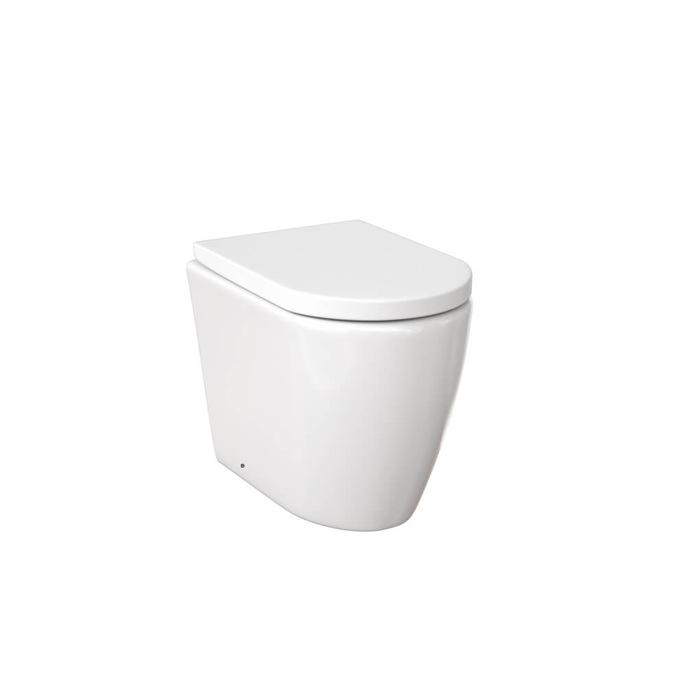 Saneux Uni Back to Wall Rimless Toilet & Soft Close Seat