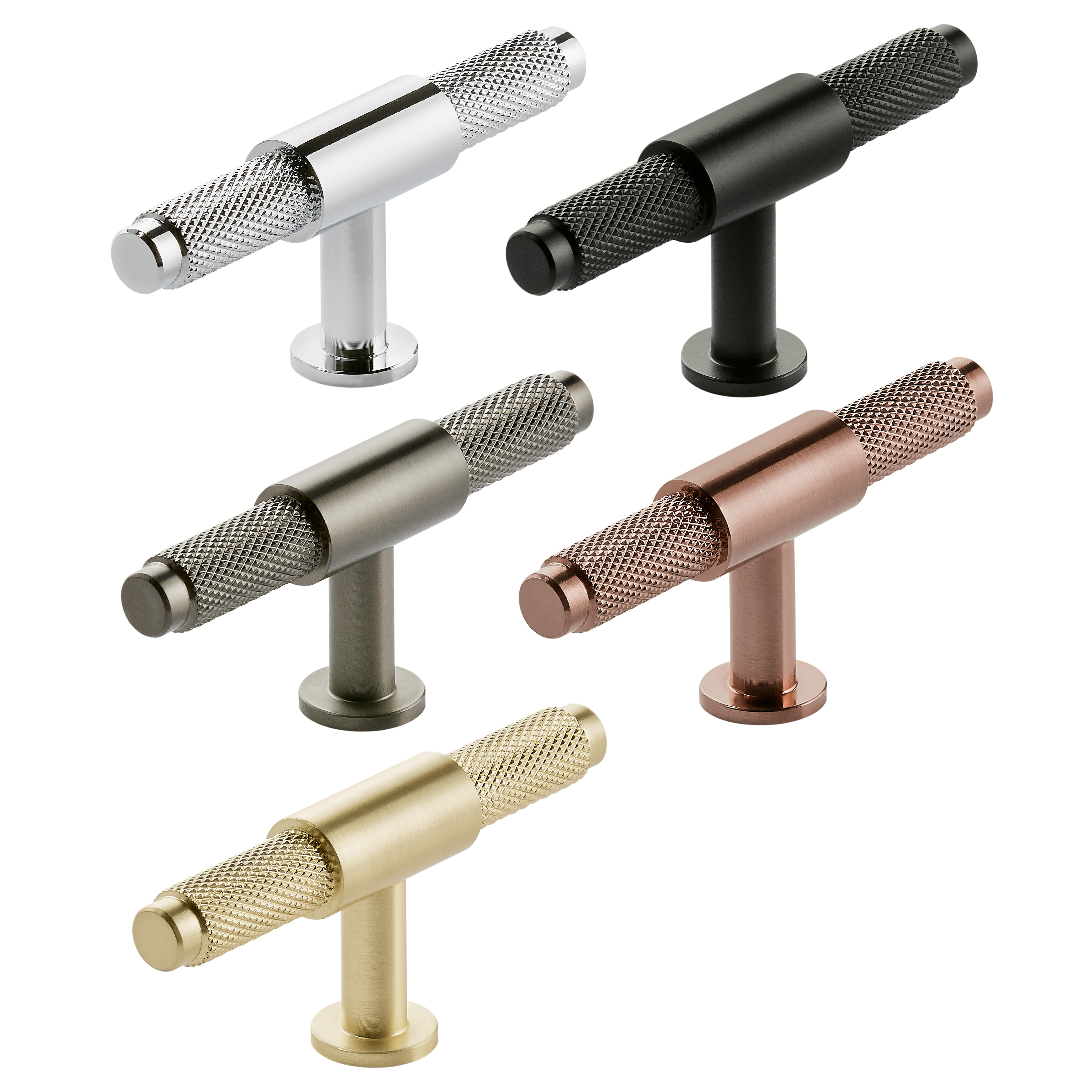 Core Knurled Furniture T-Bar Handle