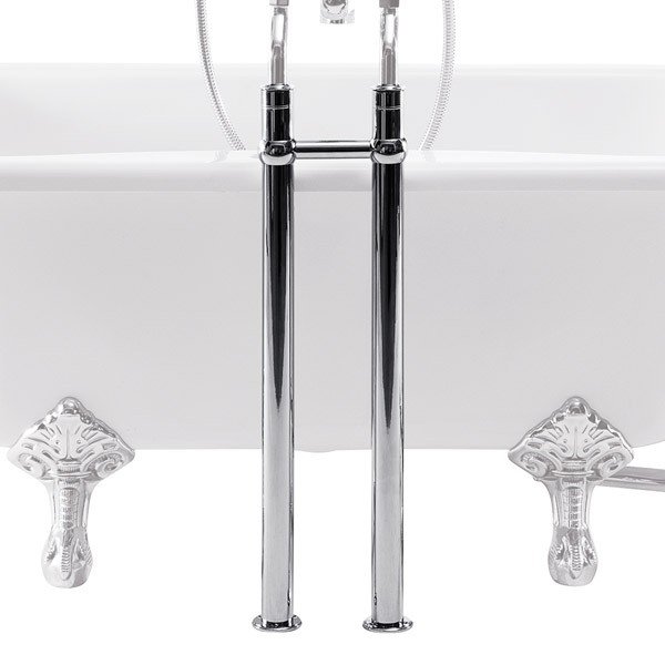 Burlington Bath Stand Pipes including Horizontal Support Bar