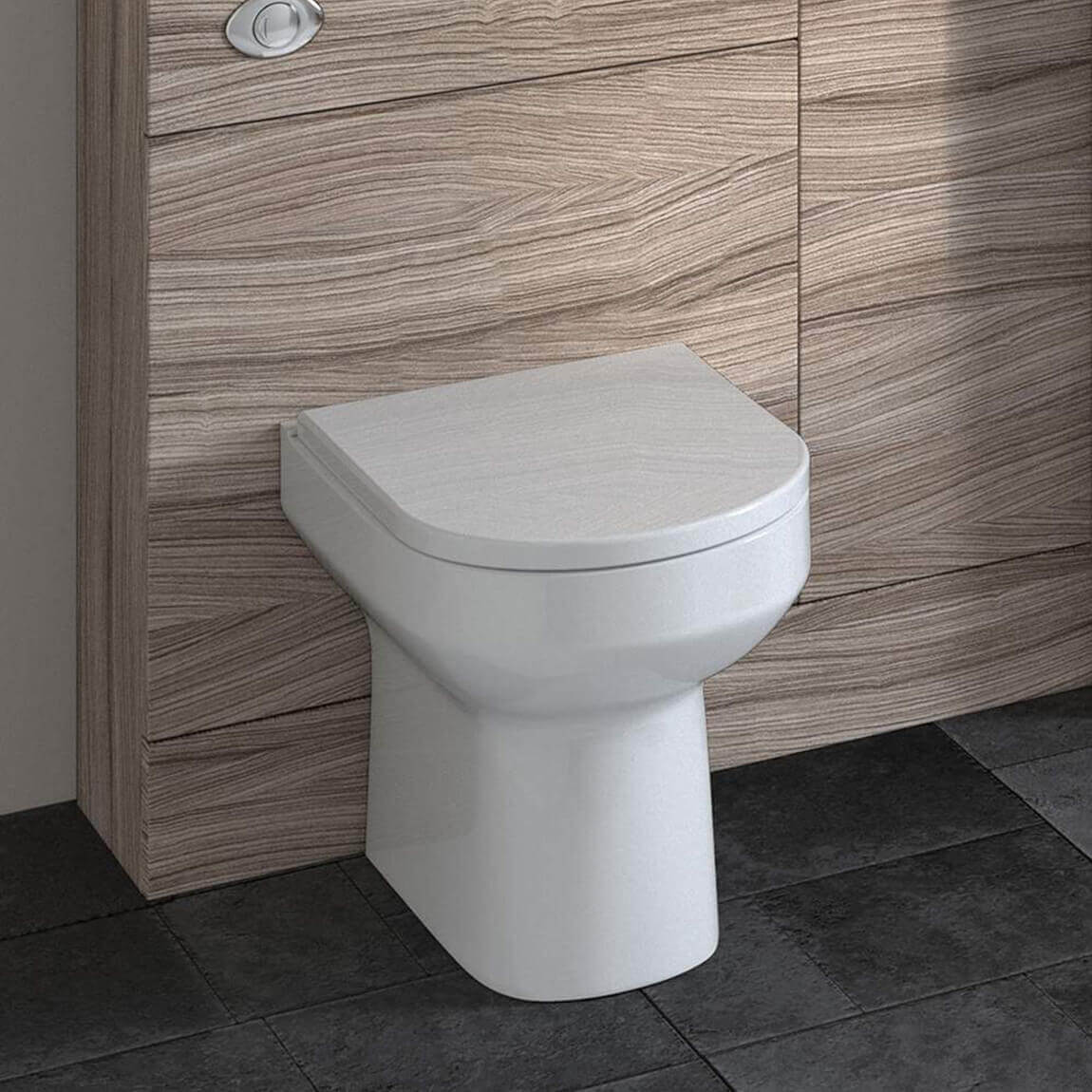 Karina Modern Back to Wall Toilet & Soft Close Seat