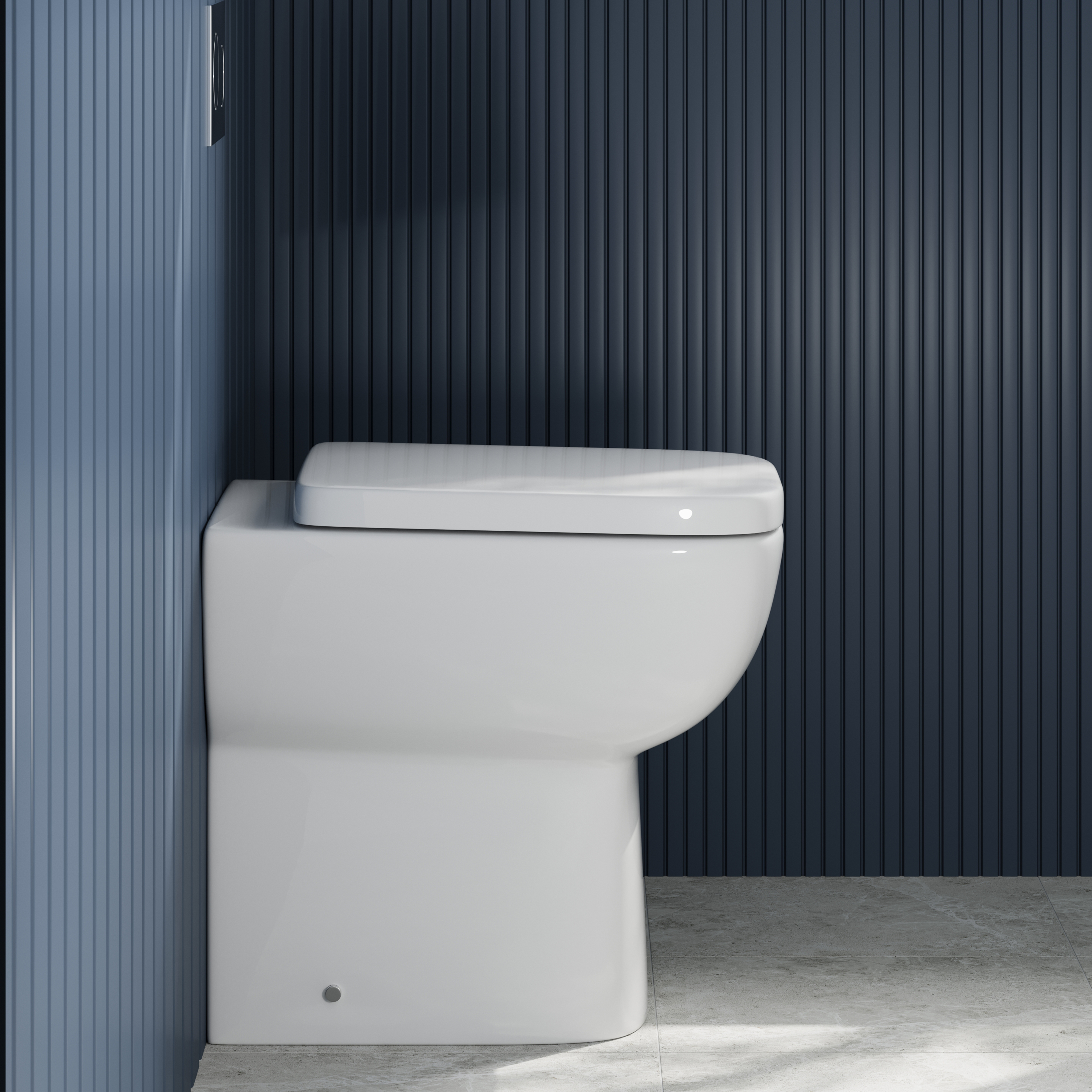 Harbour Icon Rimless Back to Wall Comfort Height Toilet & Soft Close Seat