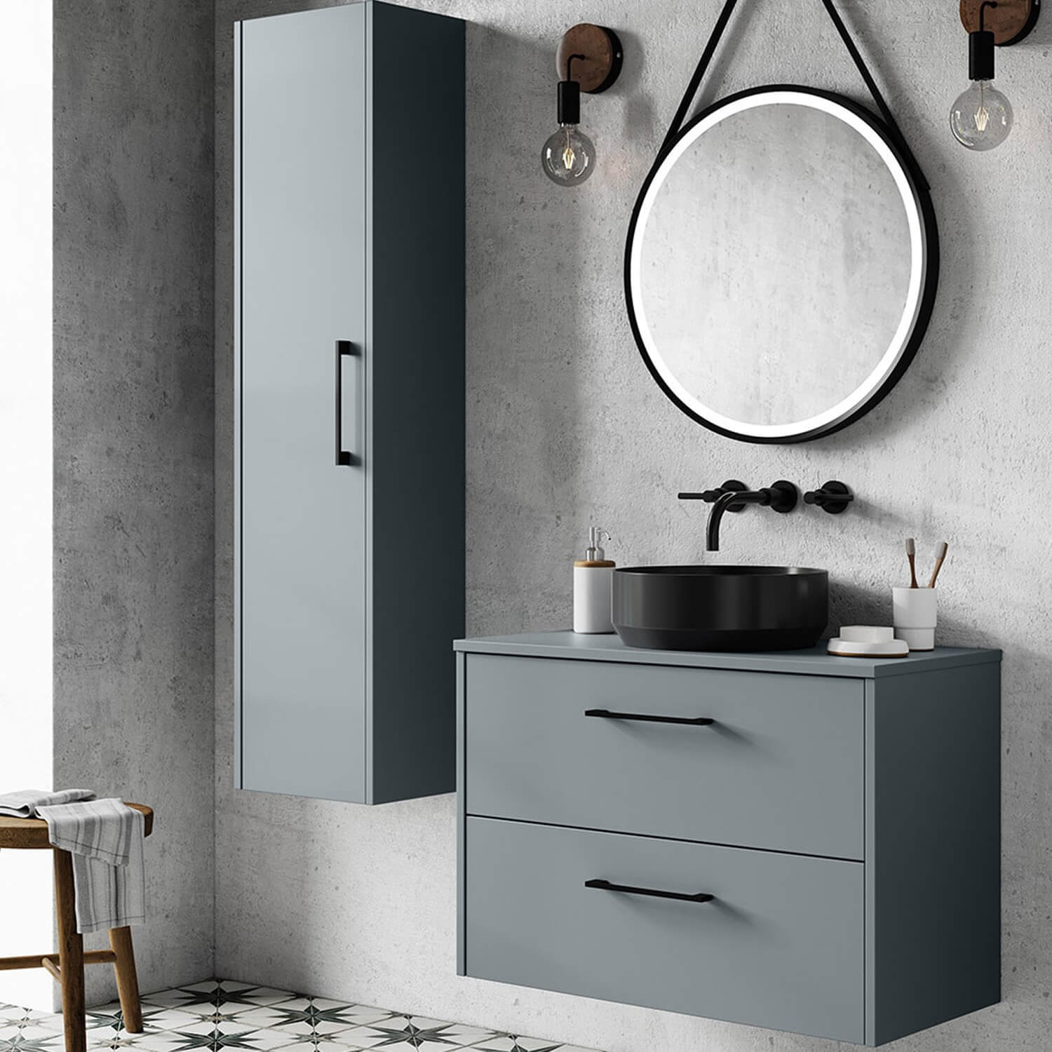 Harbour Round Matt Finish Countertop Basin - 350mm