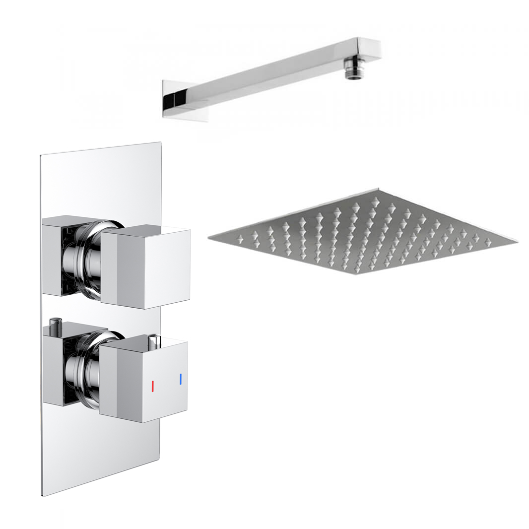 Matthew Concealed Shower Valve & Fixed Shower Head