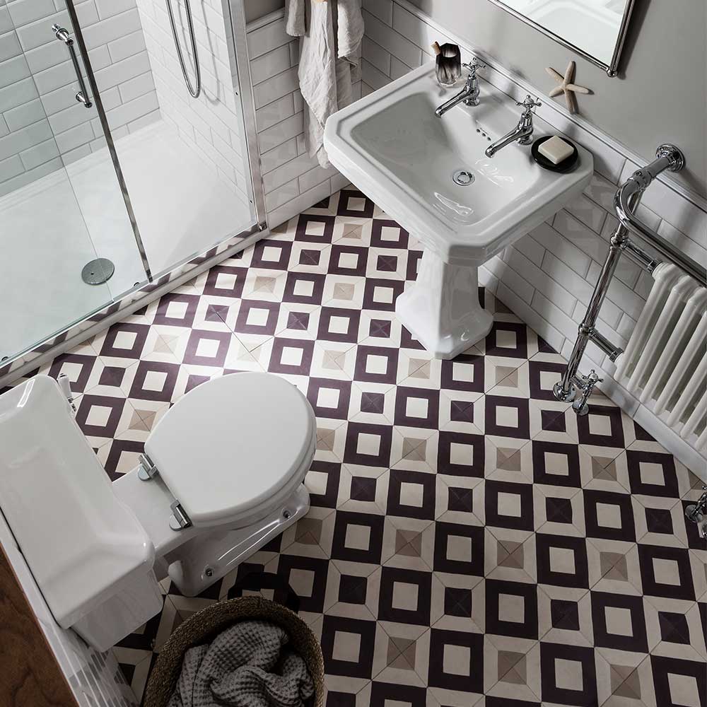 Burlington Close Coupled Comfort Height Regal Toilet (Excluding Seat)