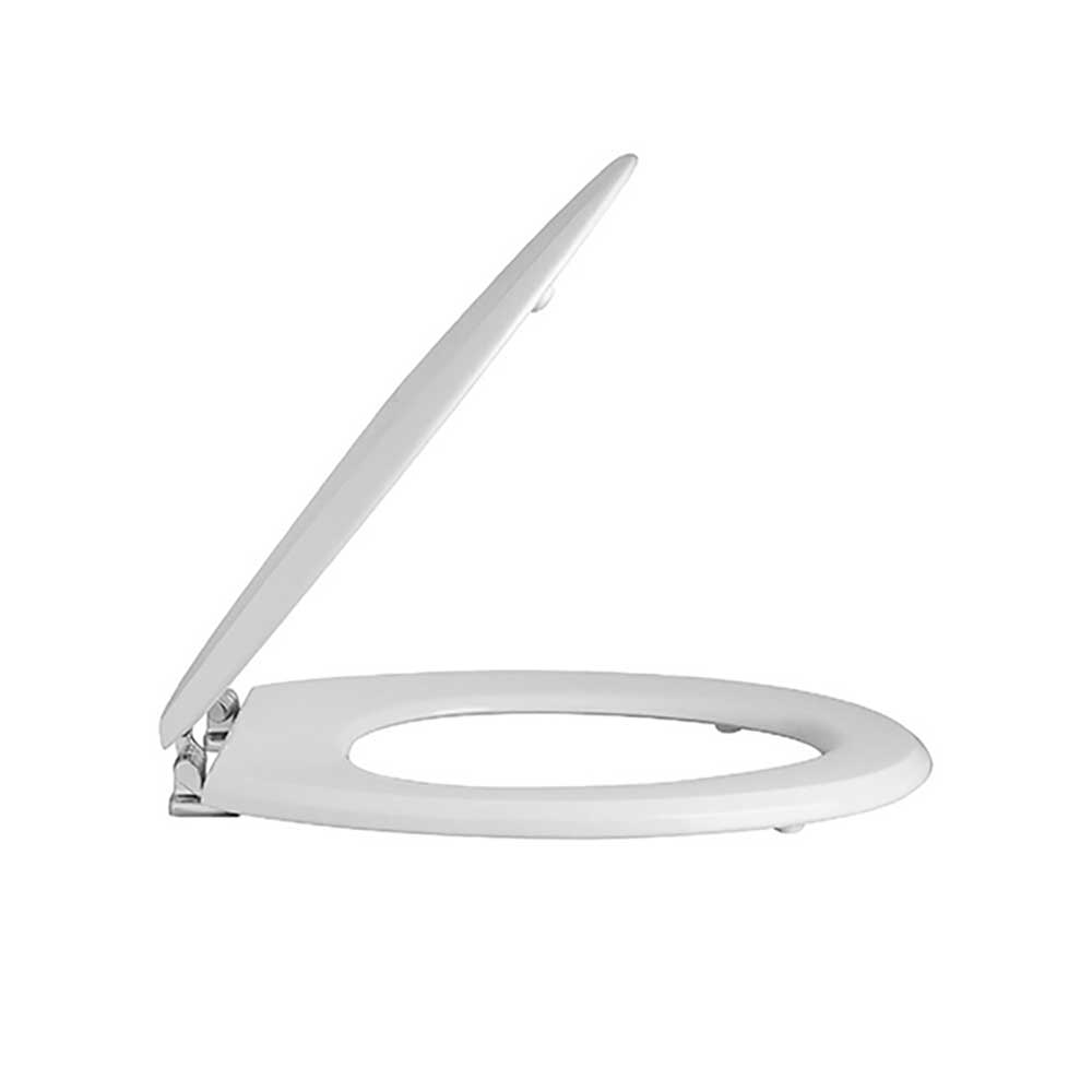 Butler & Rose Catherine White Wooden Bottom Fix Toilet Seat