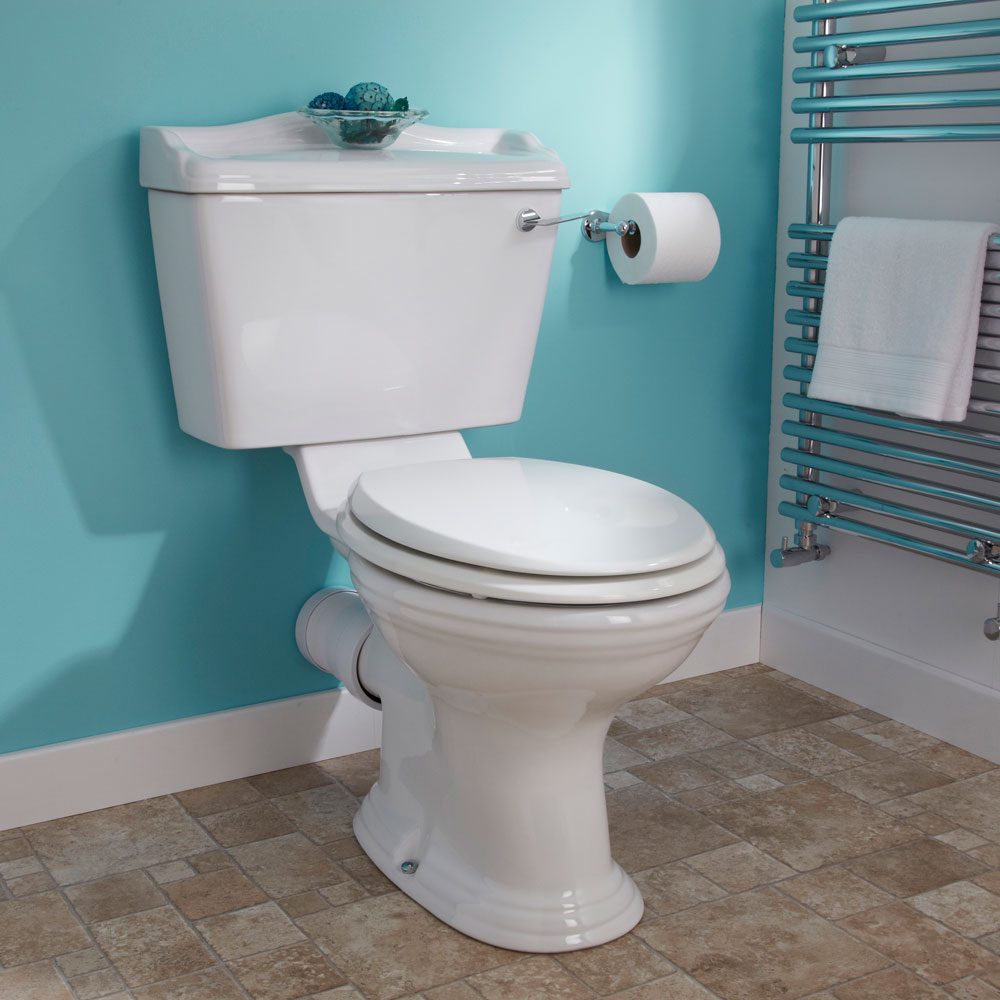 Butler & Rose Benedict Traditional Close-Coupled Toilet (Excluding Seat)