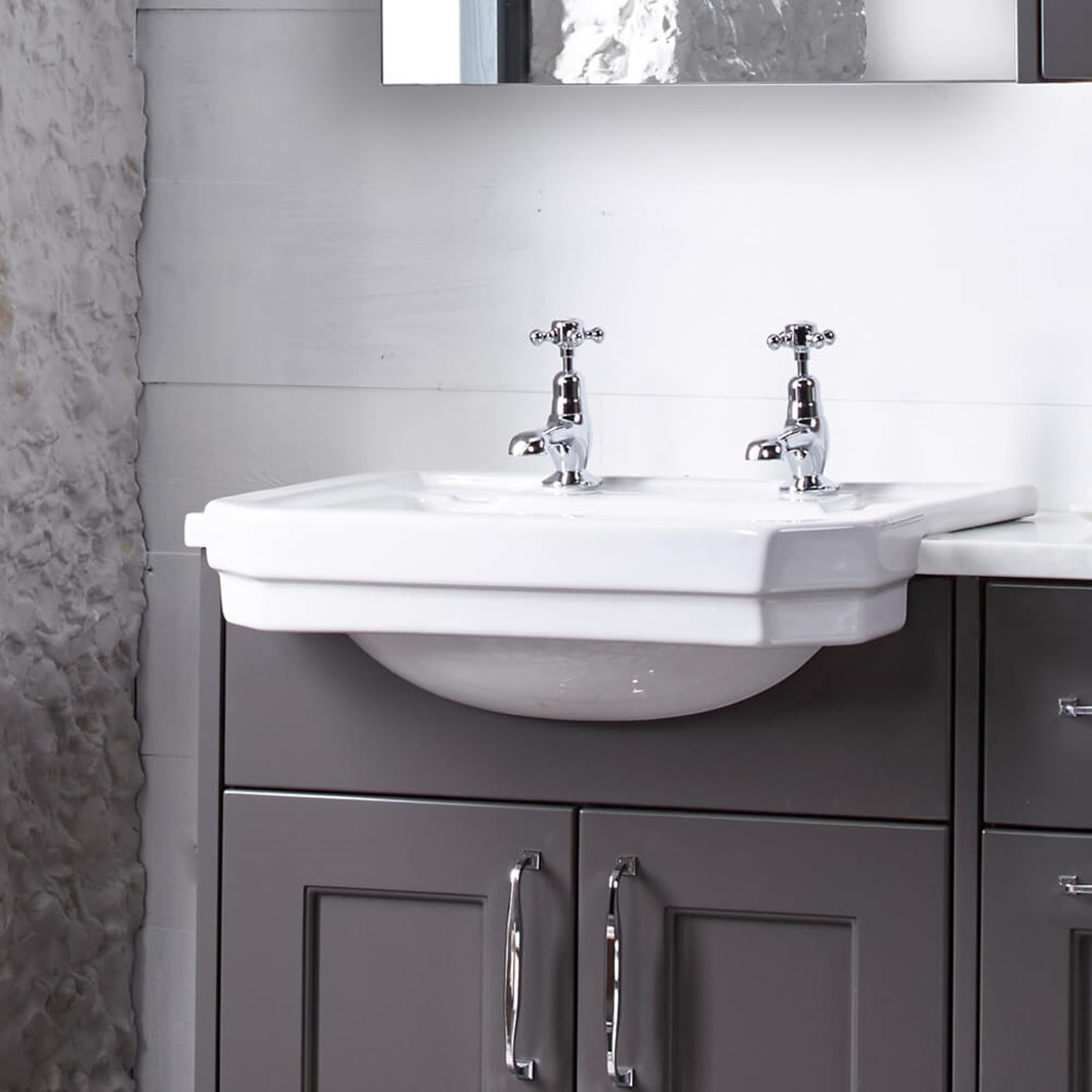 Roper Rhodes Harrow Semi-Recessed Basin
