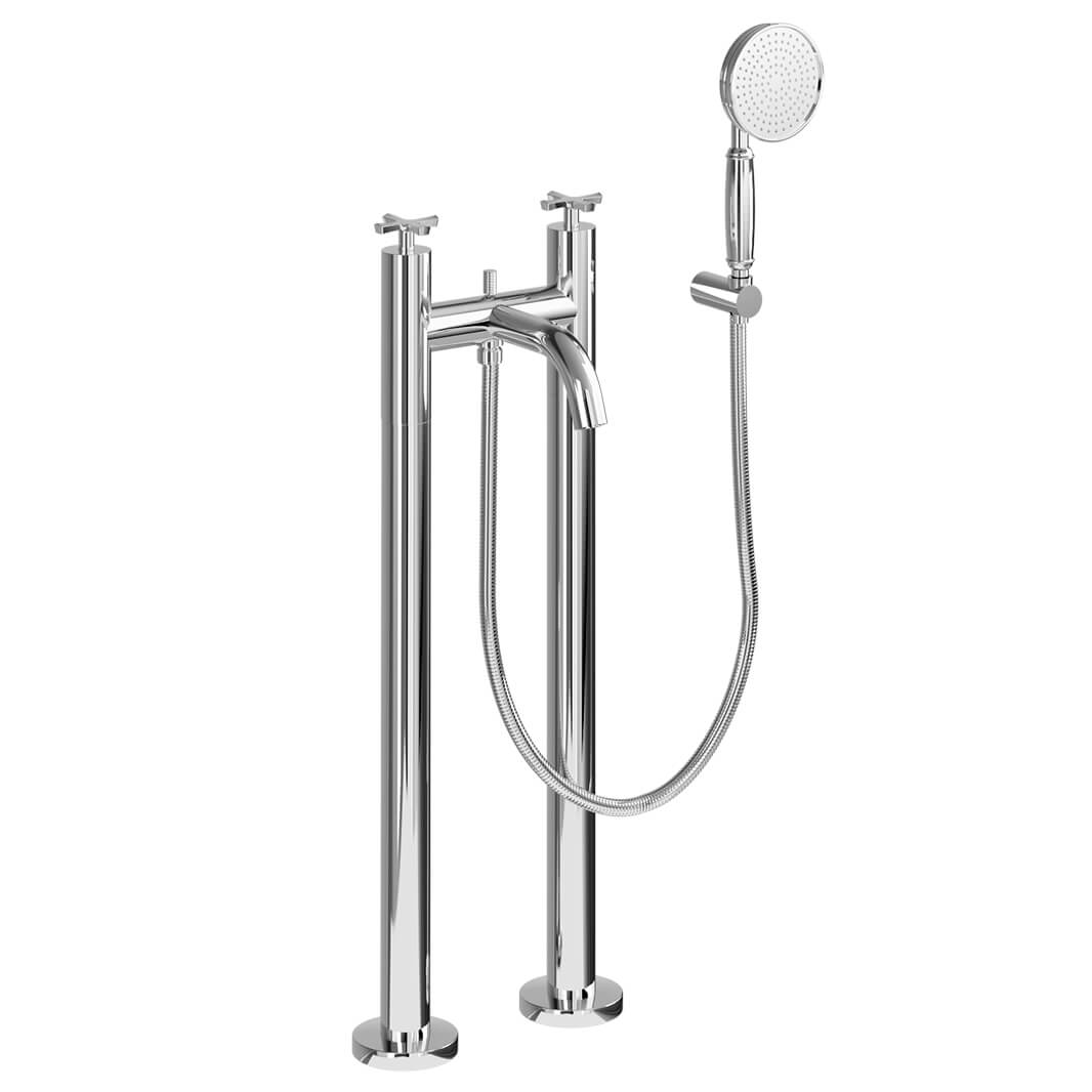 Burlington Riviera Freestanding Bath Shower Mixer & Kit