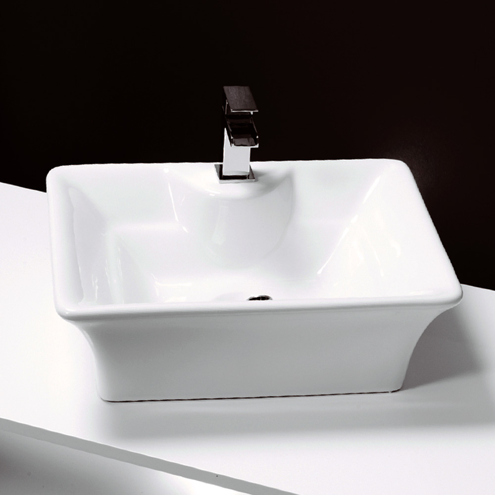 Lexie 490mm Rectangular Countertop Basin