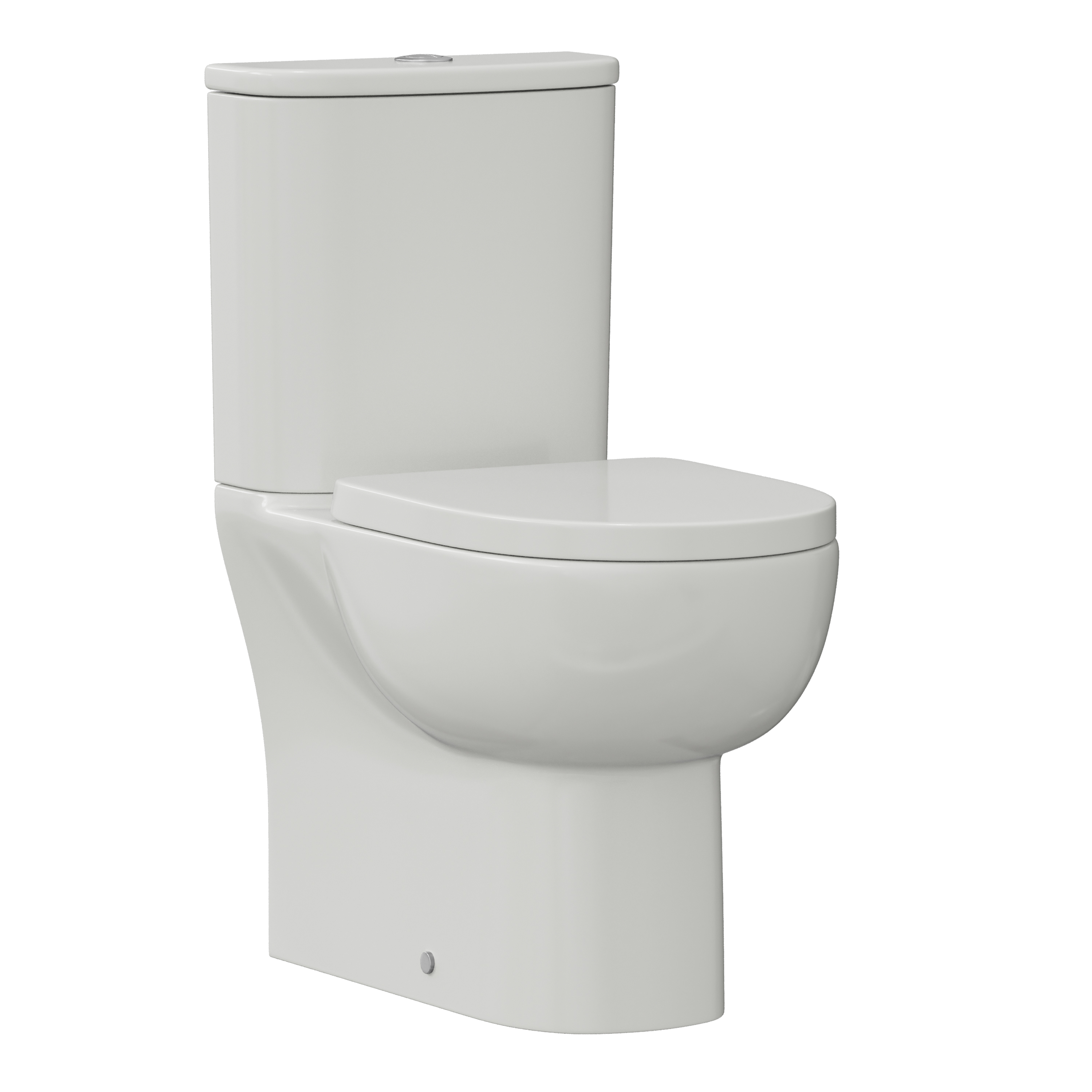 Harbour Serenity Rimless Back To Wall Close Coupled Toilet with Soft Close Seat