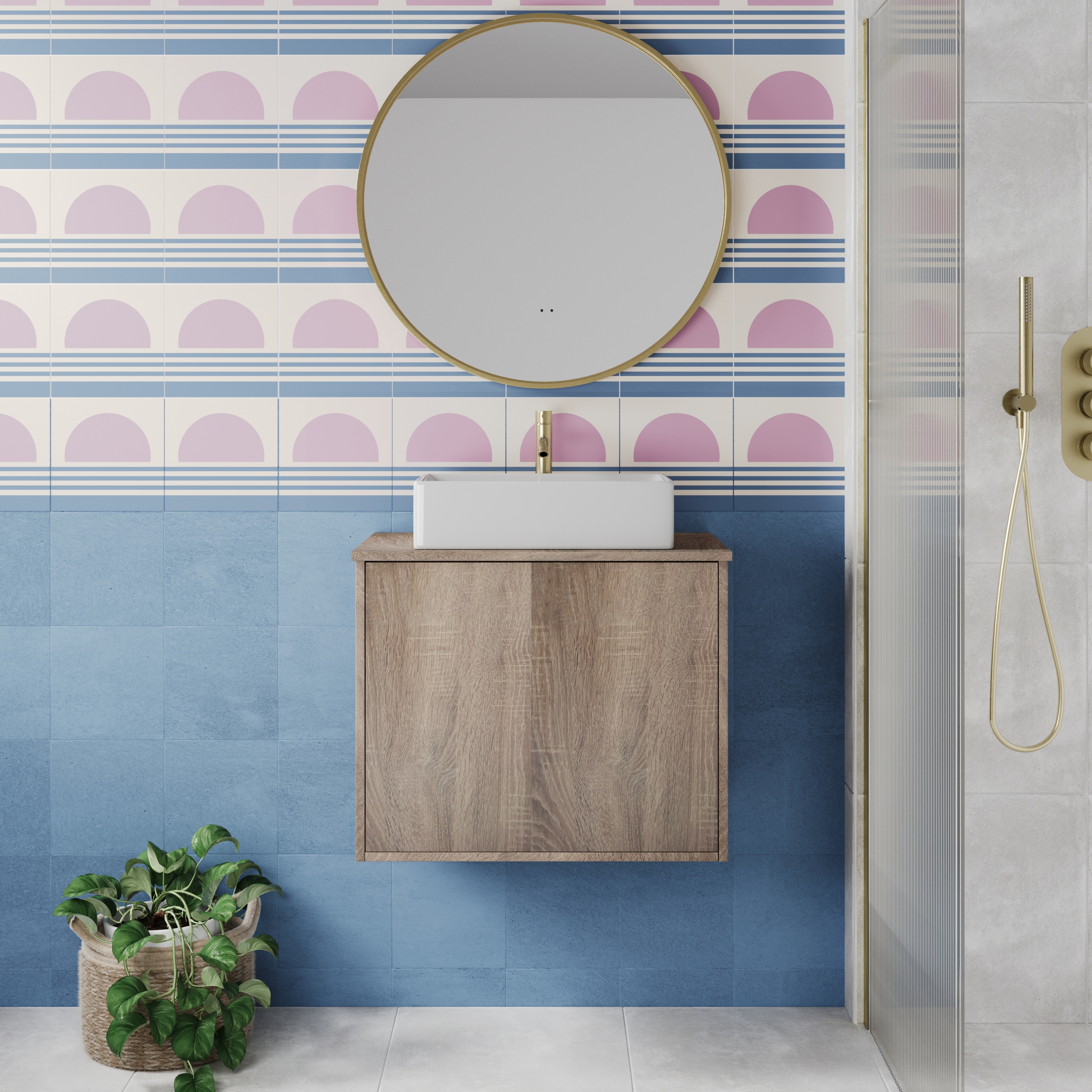 Billy 600mm Wall Hung Vanity Unit & Countertop