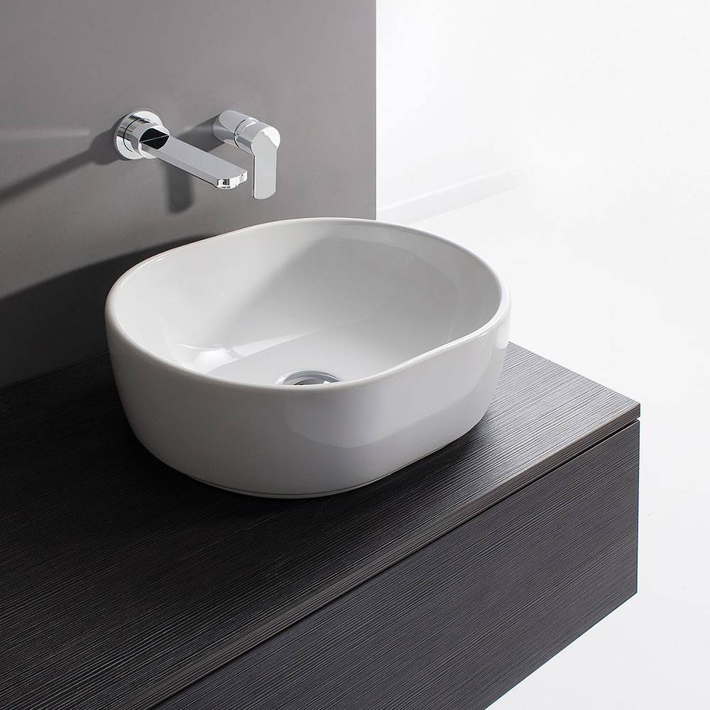 Crosswater Pearl Ceramic Countertop Basin