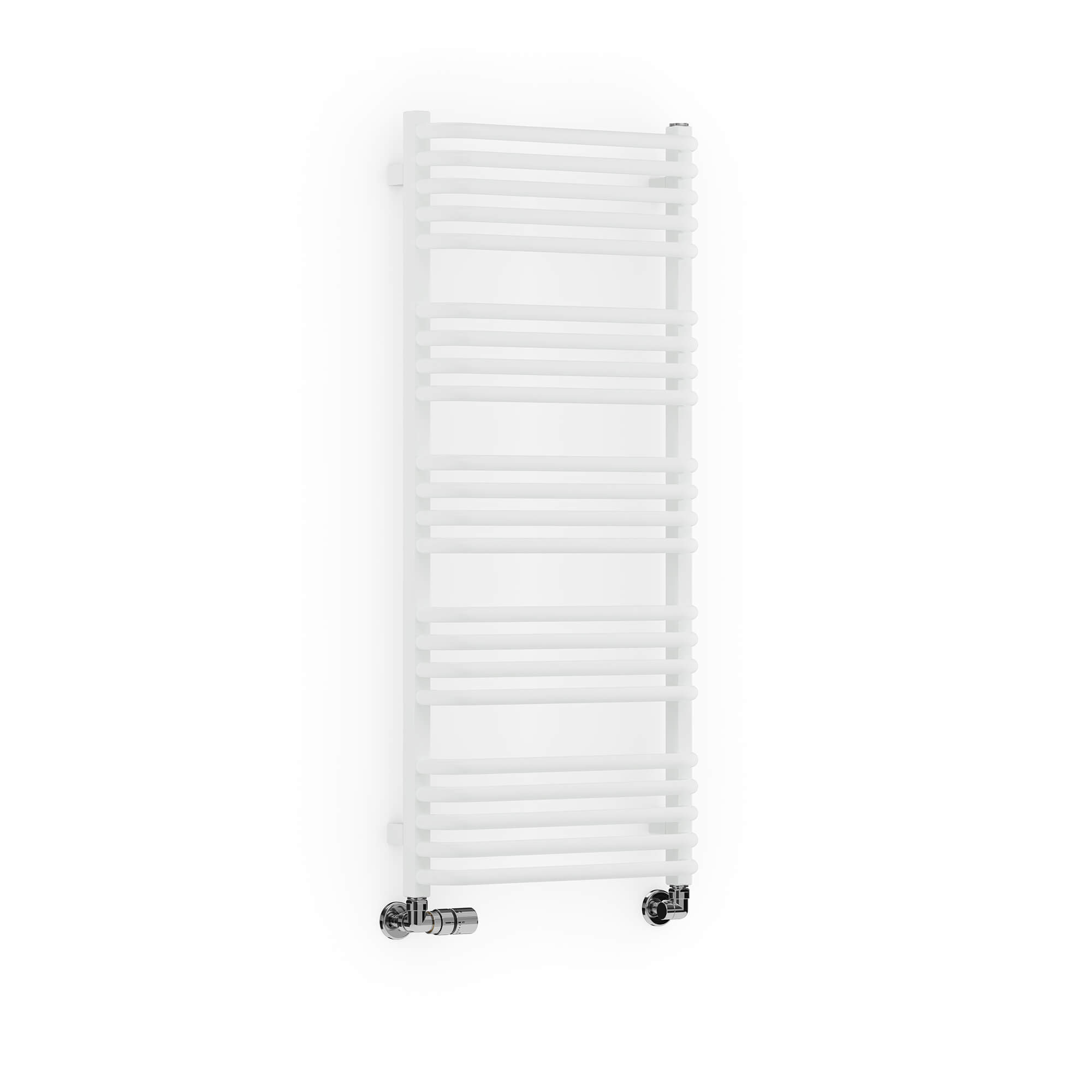 Terma Alex Ladder Heated Towel Rail - Traffic White - 1140 x 500mm