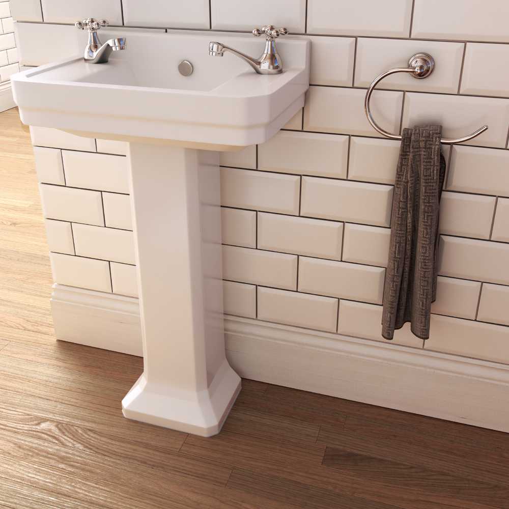 Imex Wyndham Traditional 515mm Cloakroom Pedestal Basin