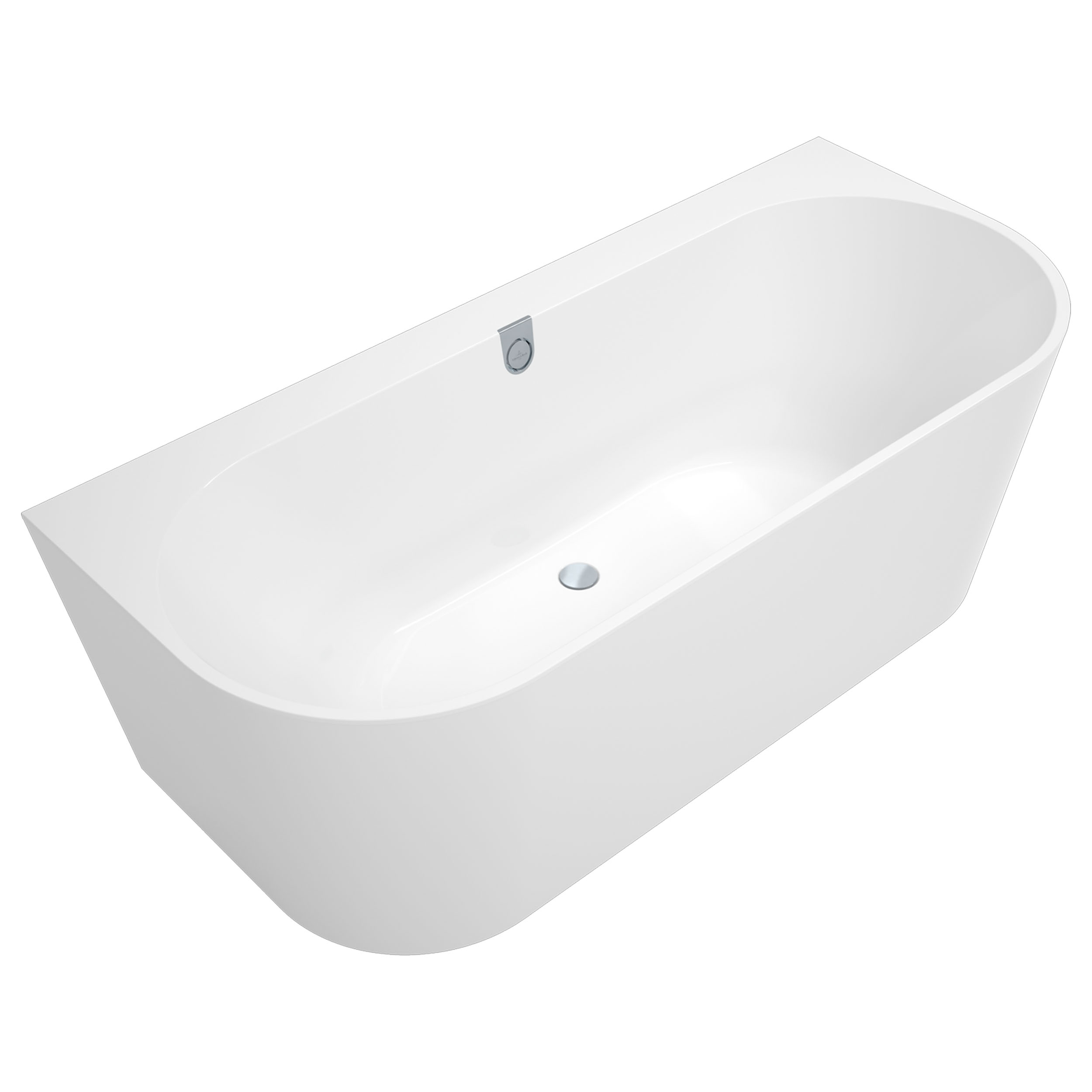 Villeroy & Boch Oberon 2.0 Quaryl Back to Wall Bath - 1800 x 800mm