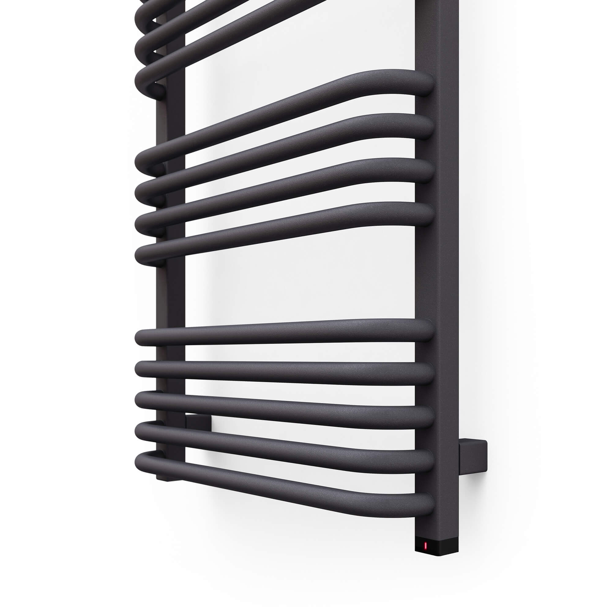 Terma Alex One Electric Heated Towel Rail with Heating Element - Modern Grey - 1140 x 500mm