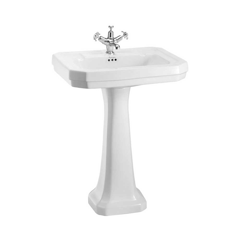 Burlington Victorian 61cm Basin with Pedestal