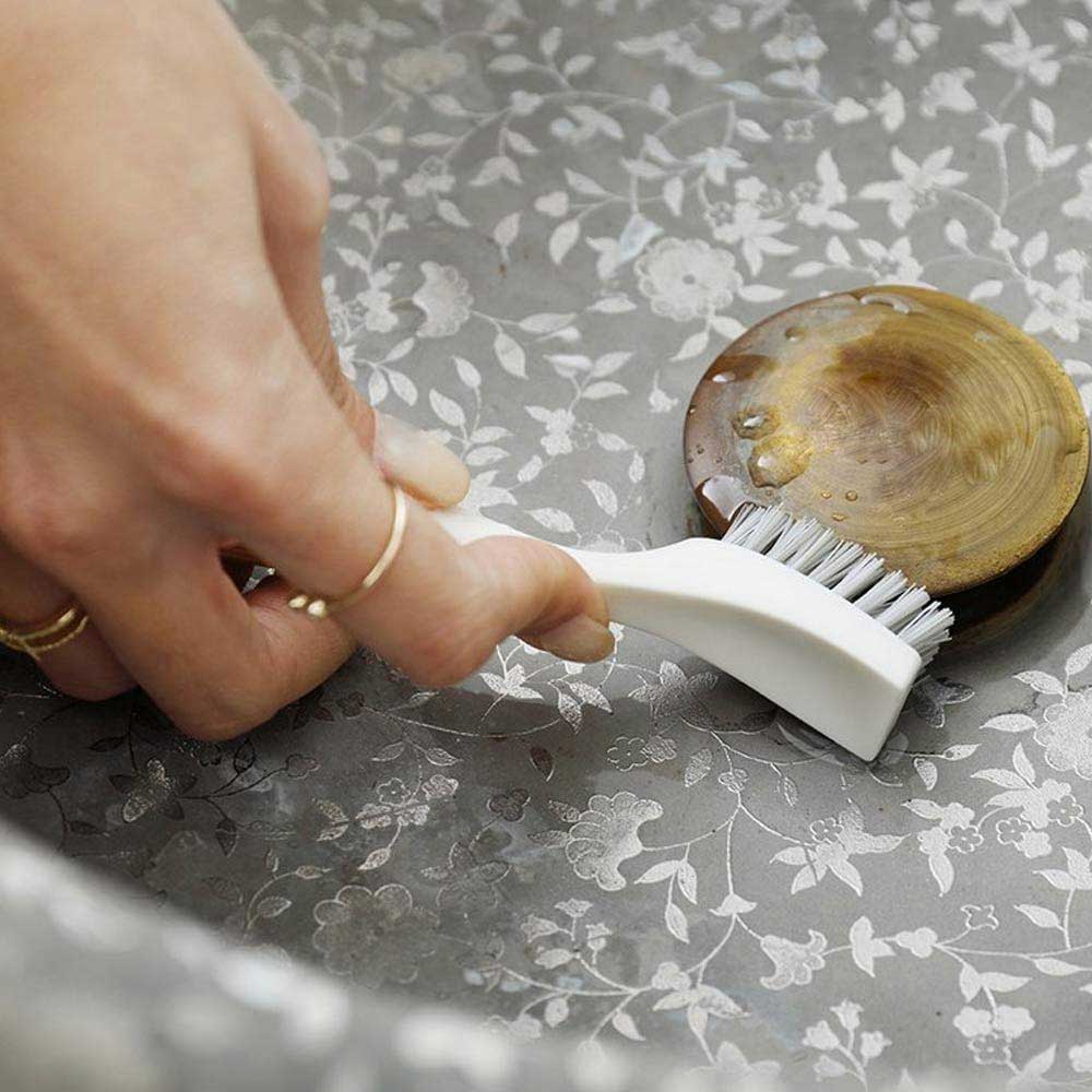 Full Circle Micro Manager Detail Brush & Crevice Tool - White